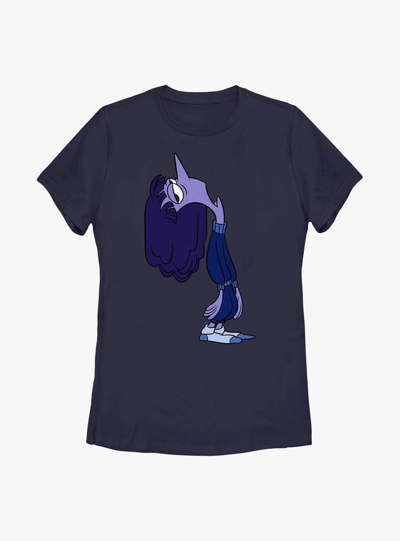 Disney Pixar Inside Out 2 Ennui Laziness Womens T-Shirt, NAVY, hi-res