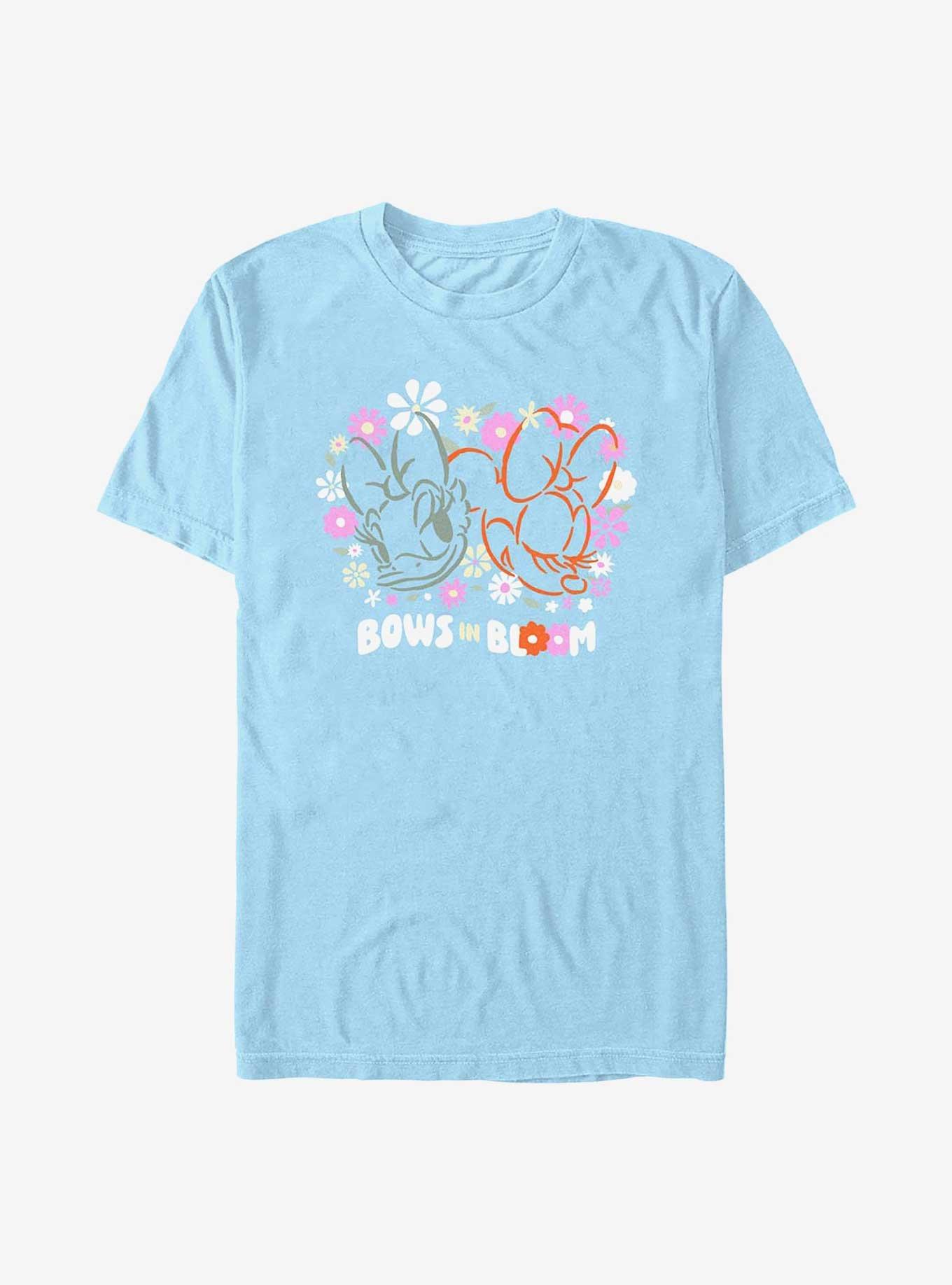 Disney Minnie Mouse & Daisy Duck Bows In Bloom T-Shirt, LT BLUE, hi-res