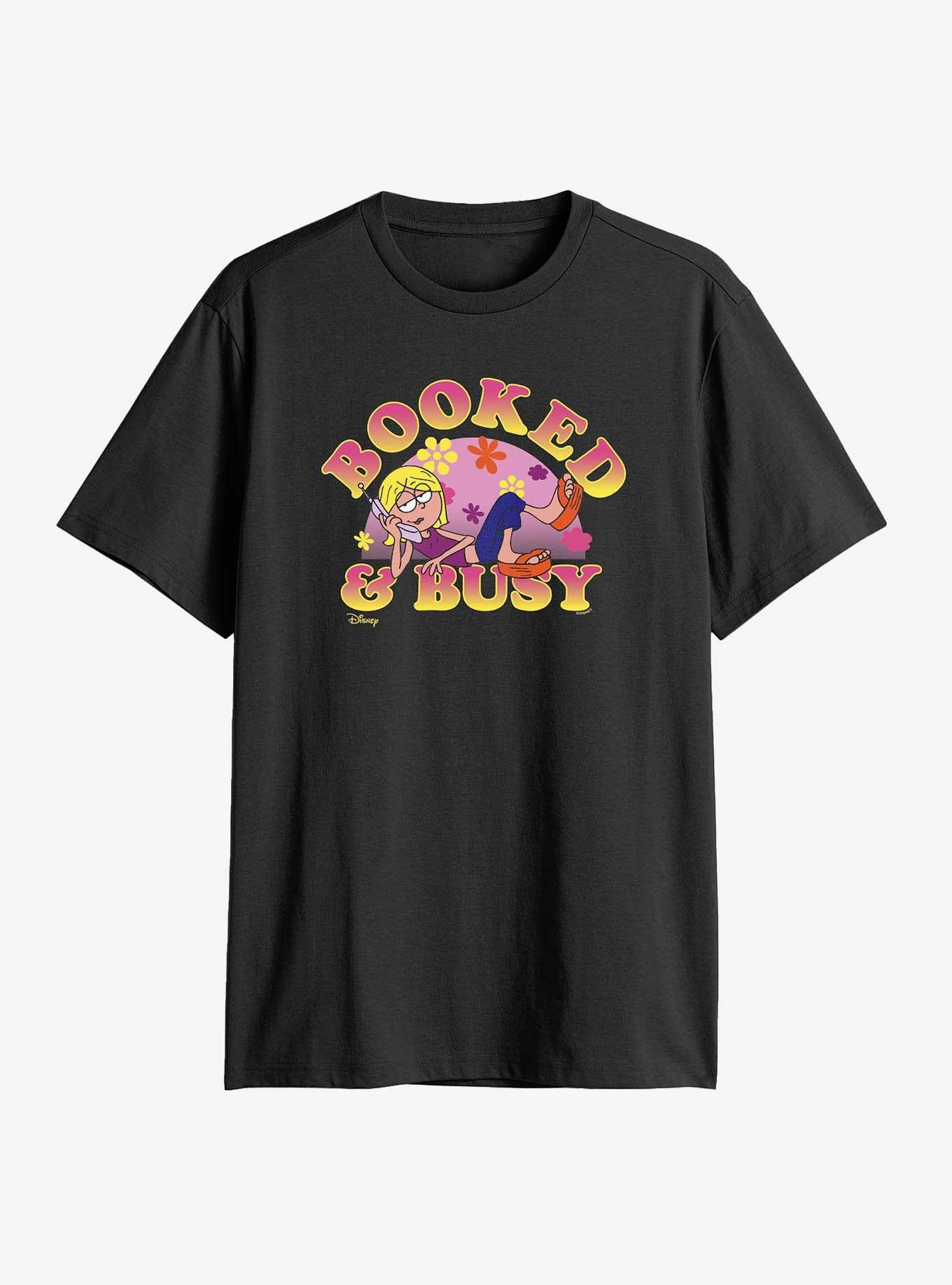 Disney Lizzie McGuire Booked & Busy T-Shirt, BLACK, hi-res