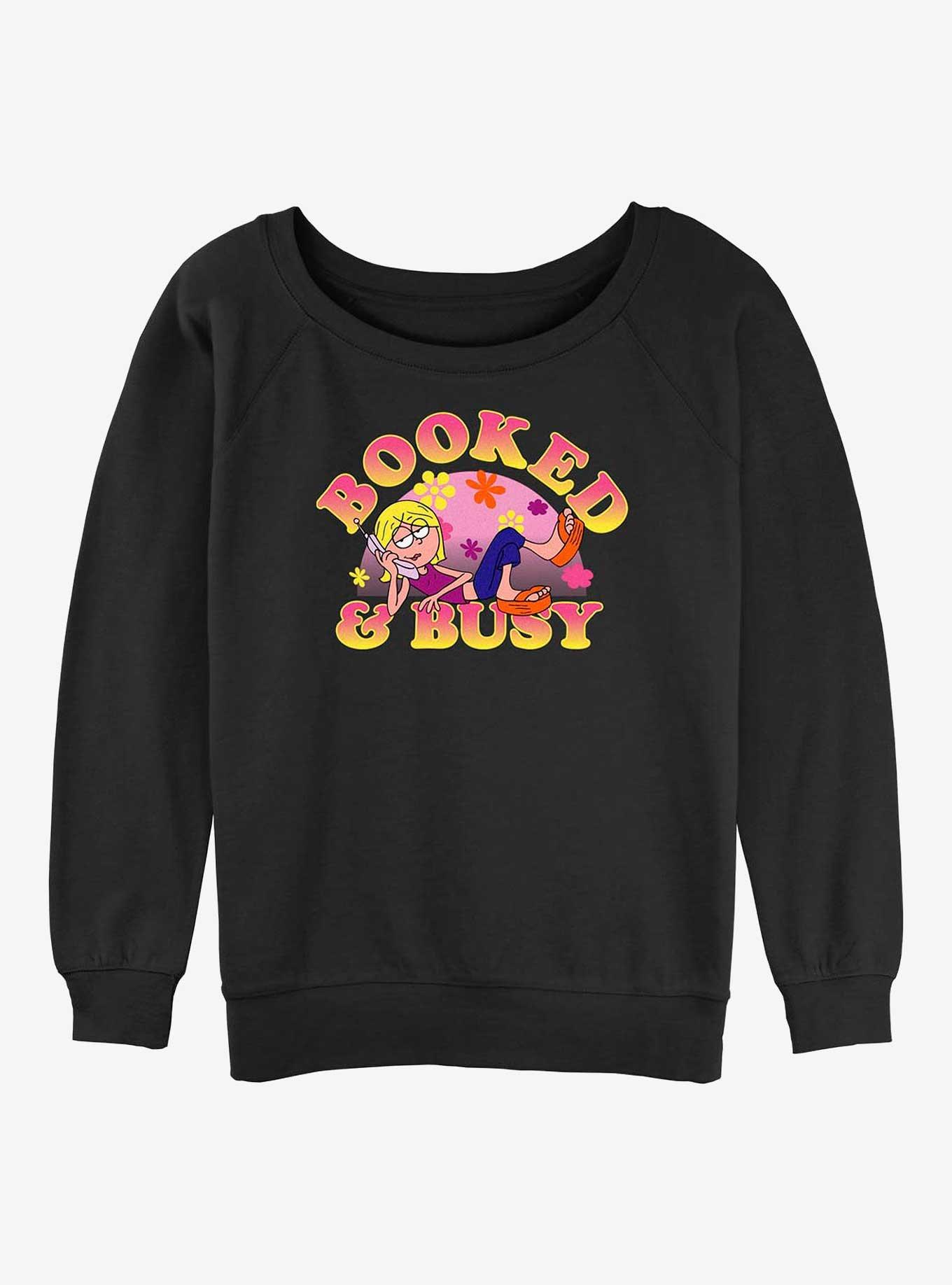 Disney Lizzie McGuire Booked & Busy Womens Slouchy Sweatshirt, , hi-res