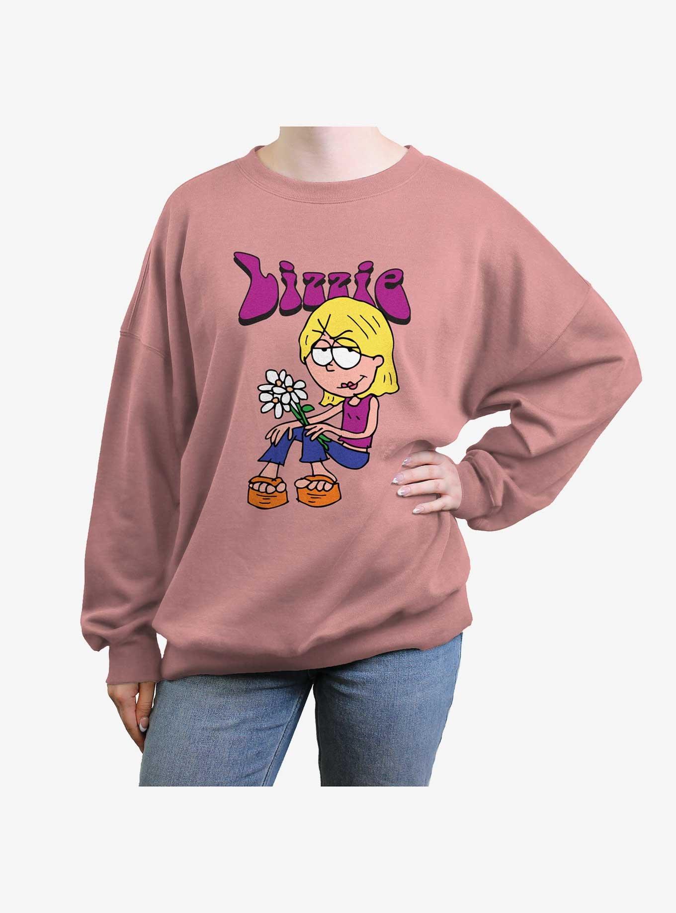 Disney Lizzie McGuire Lizzie Bouquet Womens Oversized Sweatshirt, , hi-res