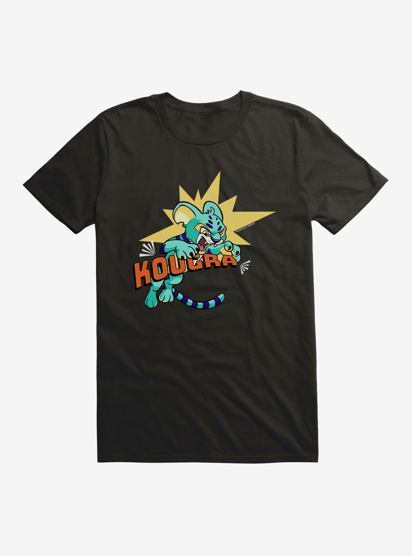 Neopets Kougra T-Shirt, BLACK, hi-res