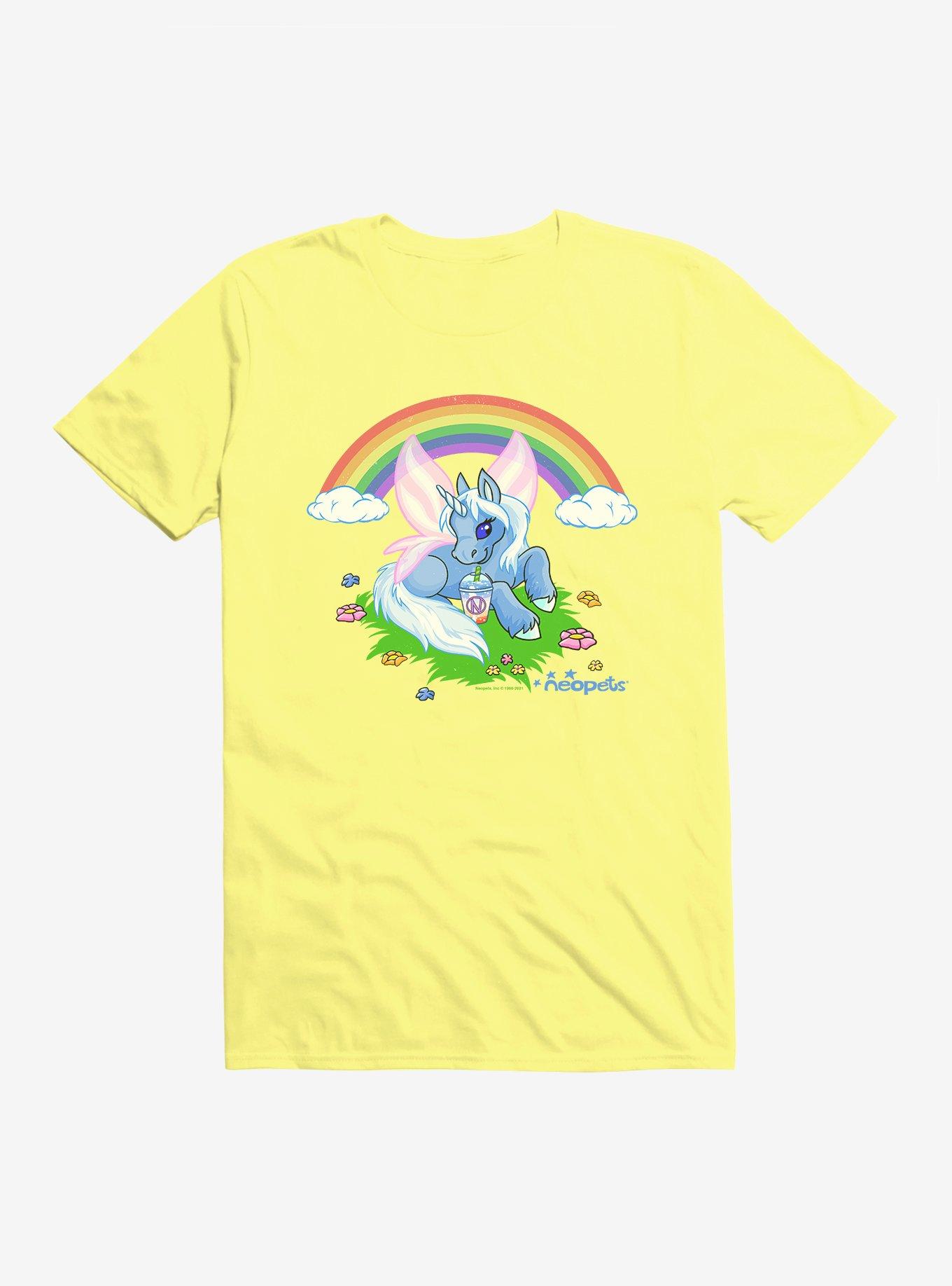 Neopets Faerie Uni T-Shirt, CORN SILK, hi-res