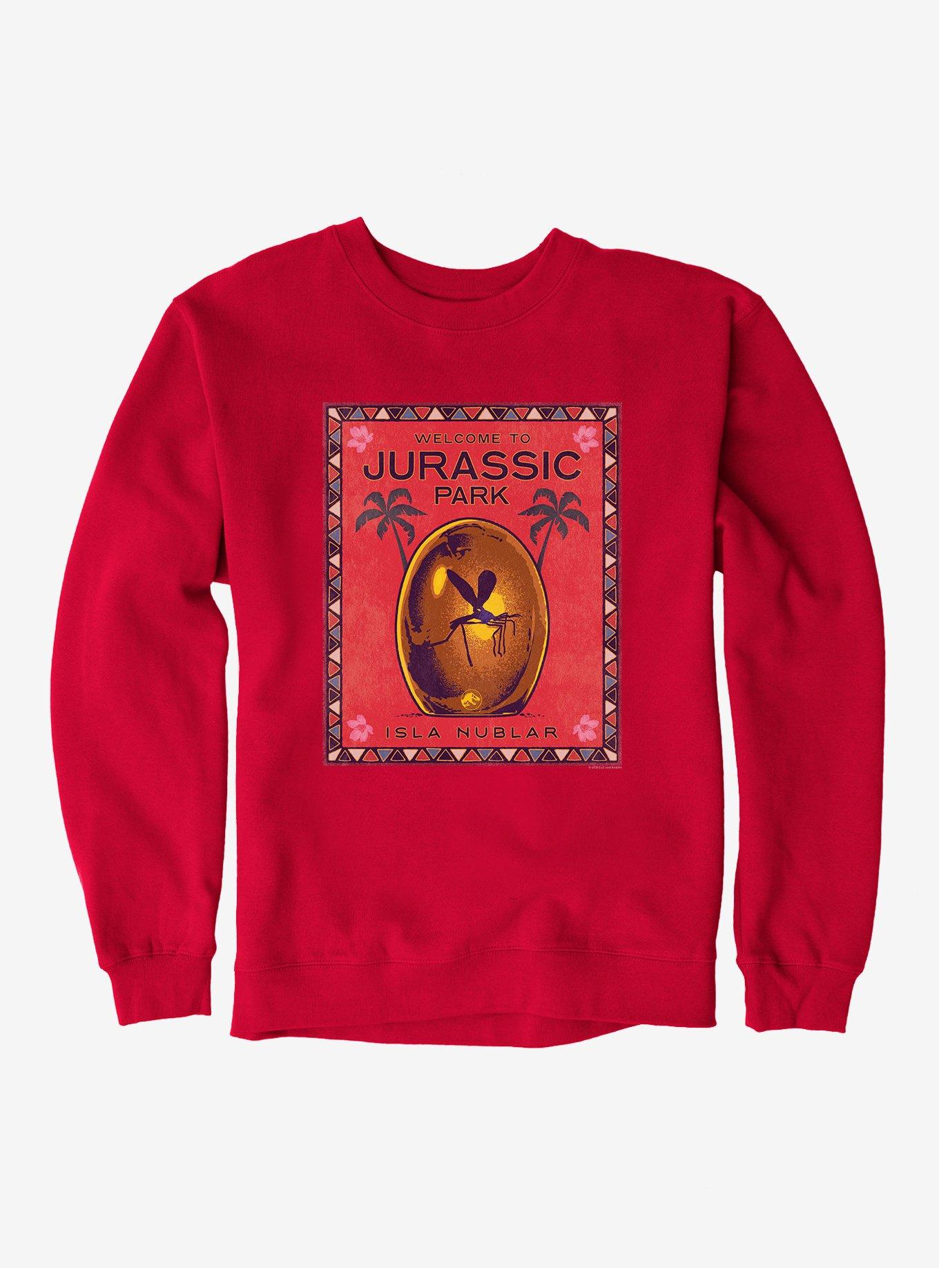 Jurassic Park Welcome Poster Sweatshirt, , hi-res