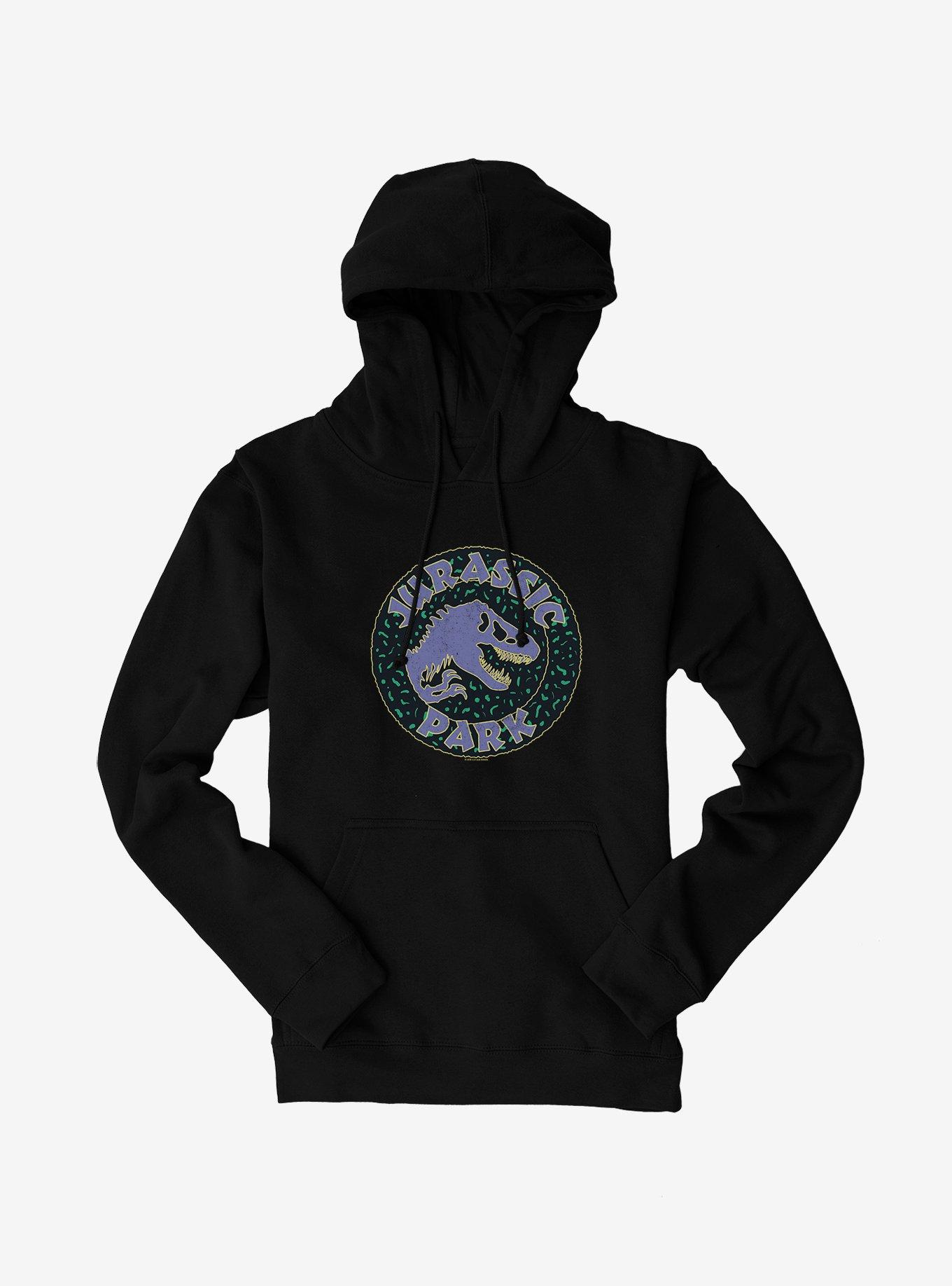 Jurassic Park 90's Retro Logo Hoodie, , hi-res