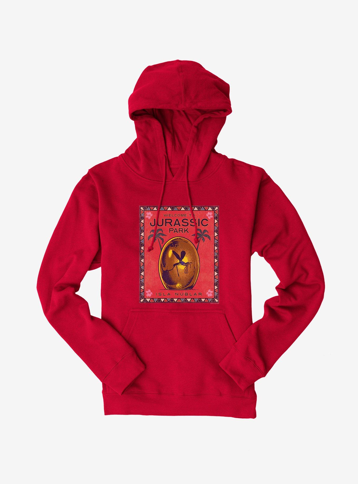 Jurassic Park Welcome Poster Hoodie, , hi-res