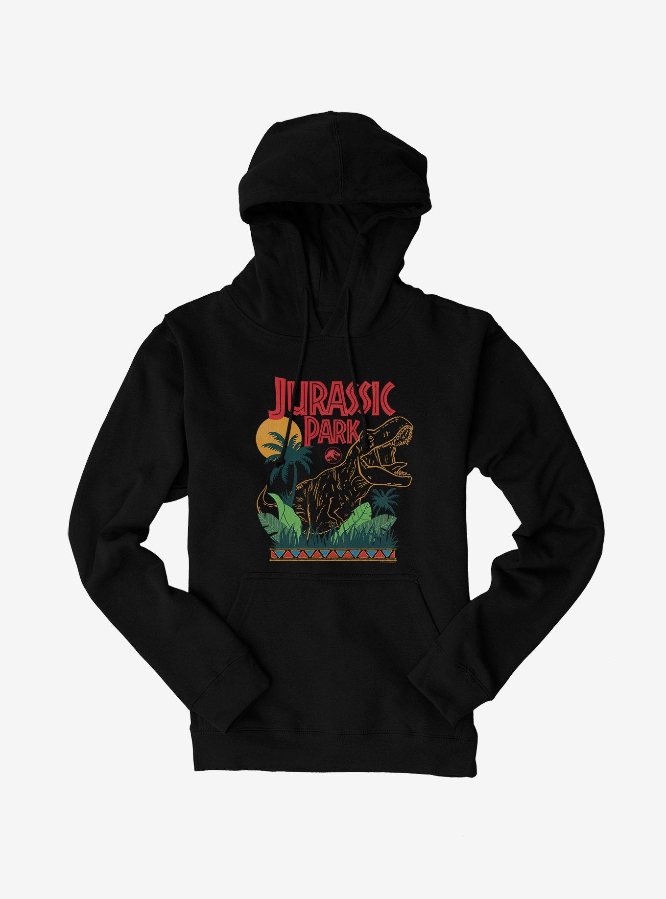 Jurassic Park T-Rex Roar Hoodie, BLACK, hi-res
