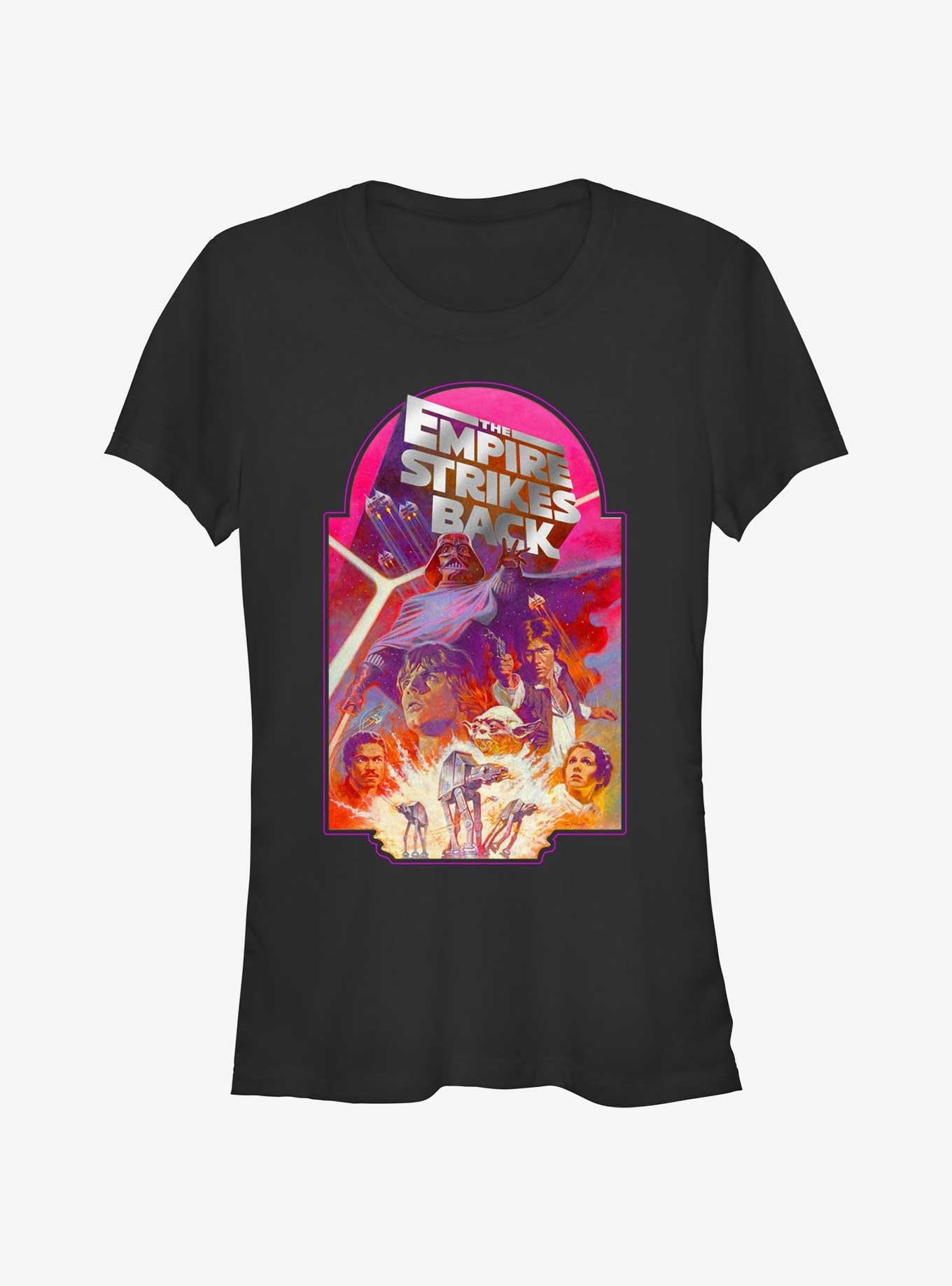 Star Wars Empire Poster Girls T-Shirt, BLACK, hi-res
