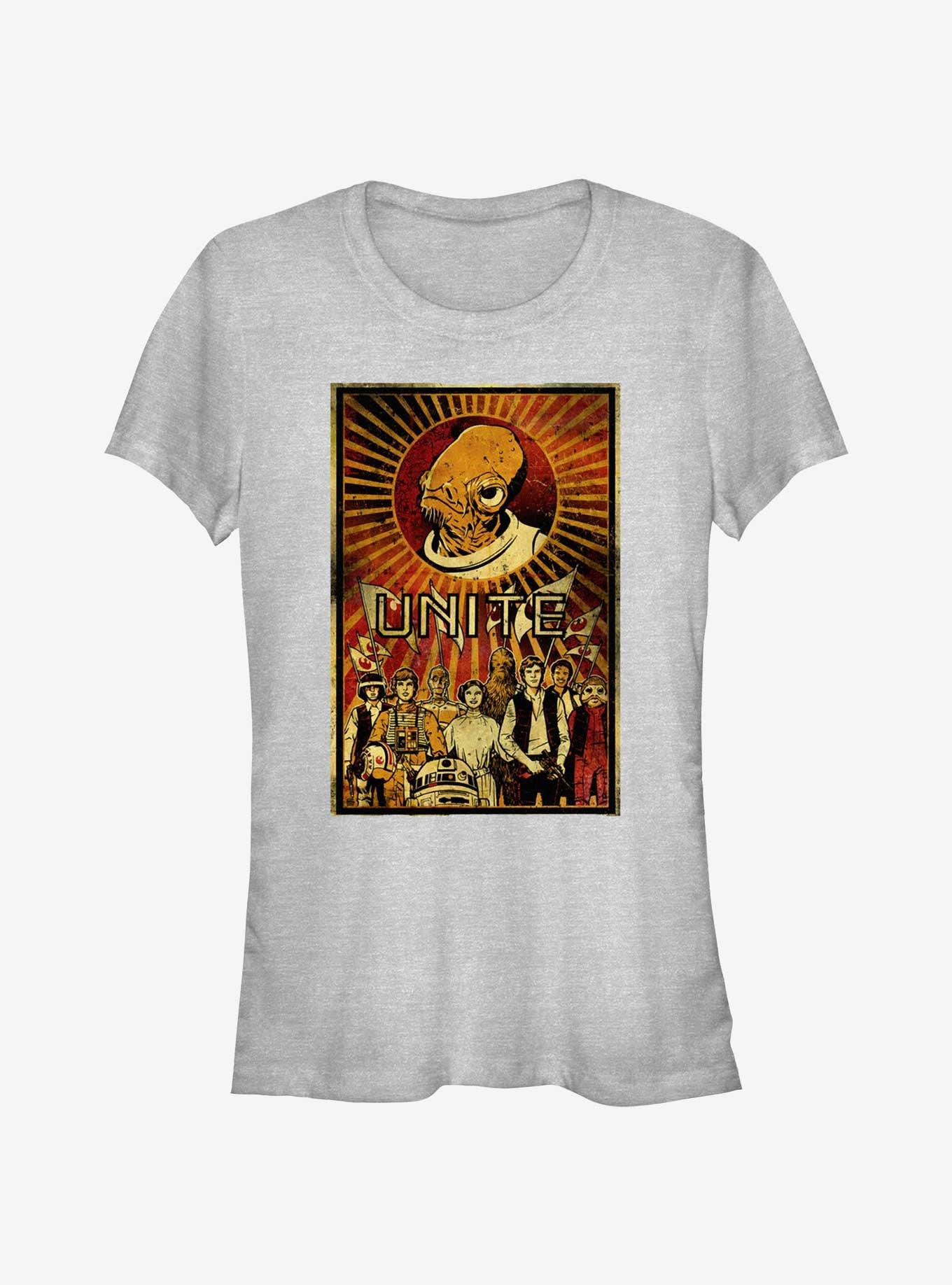 Star Wars Team Ackbar Girls T-Shirt, ATH HTR, hi-res