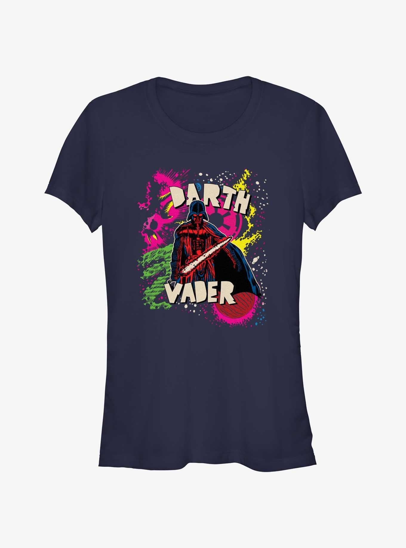 Star Wars Vader Up In Space Girls T-Shirt