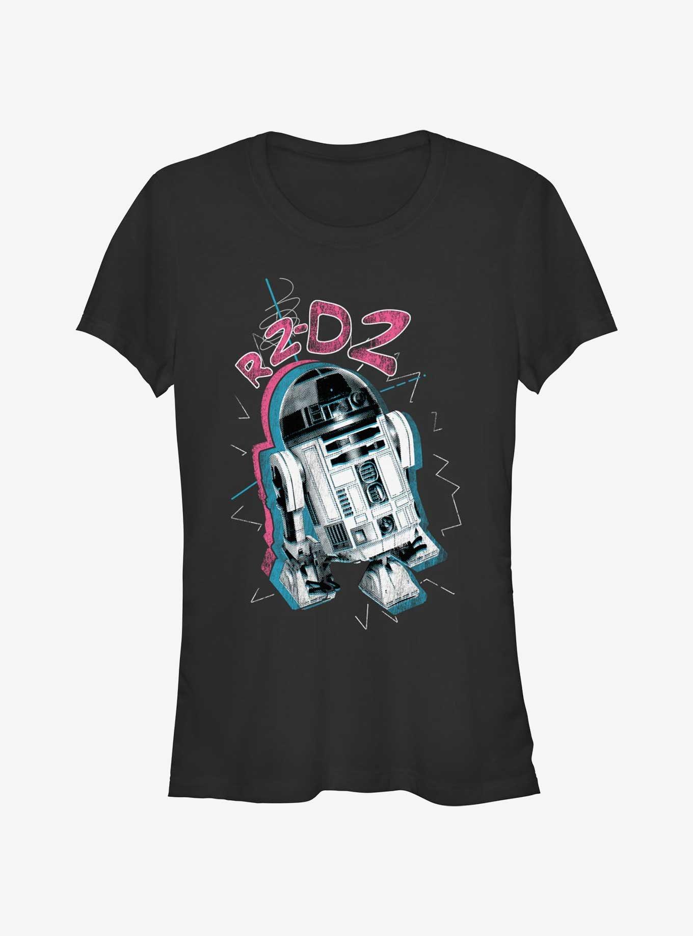 Star Wars R2-D2 Rock Girls T-Shirt, BLACK, hi-res