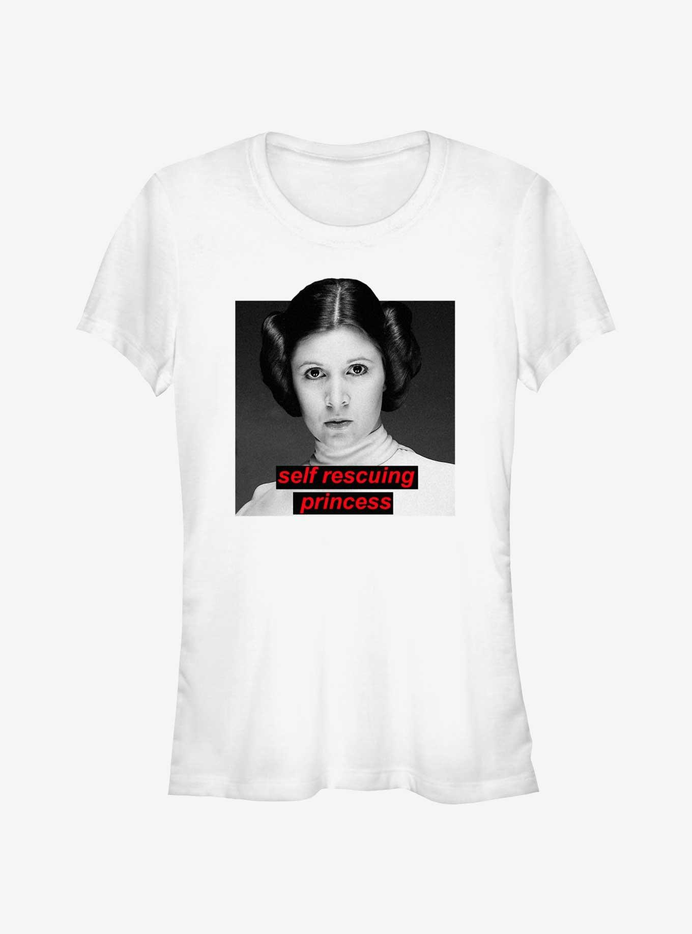 Star Wars Leia Self Rescuing Girls T-Shirt, , hi-res