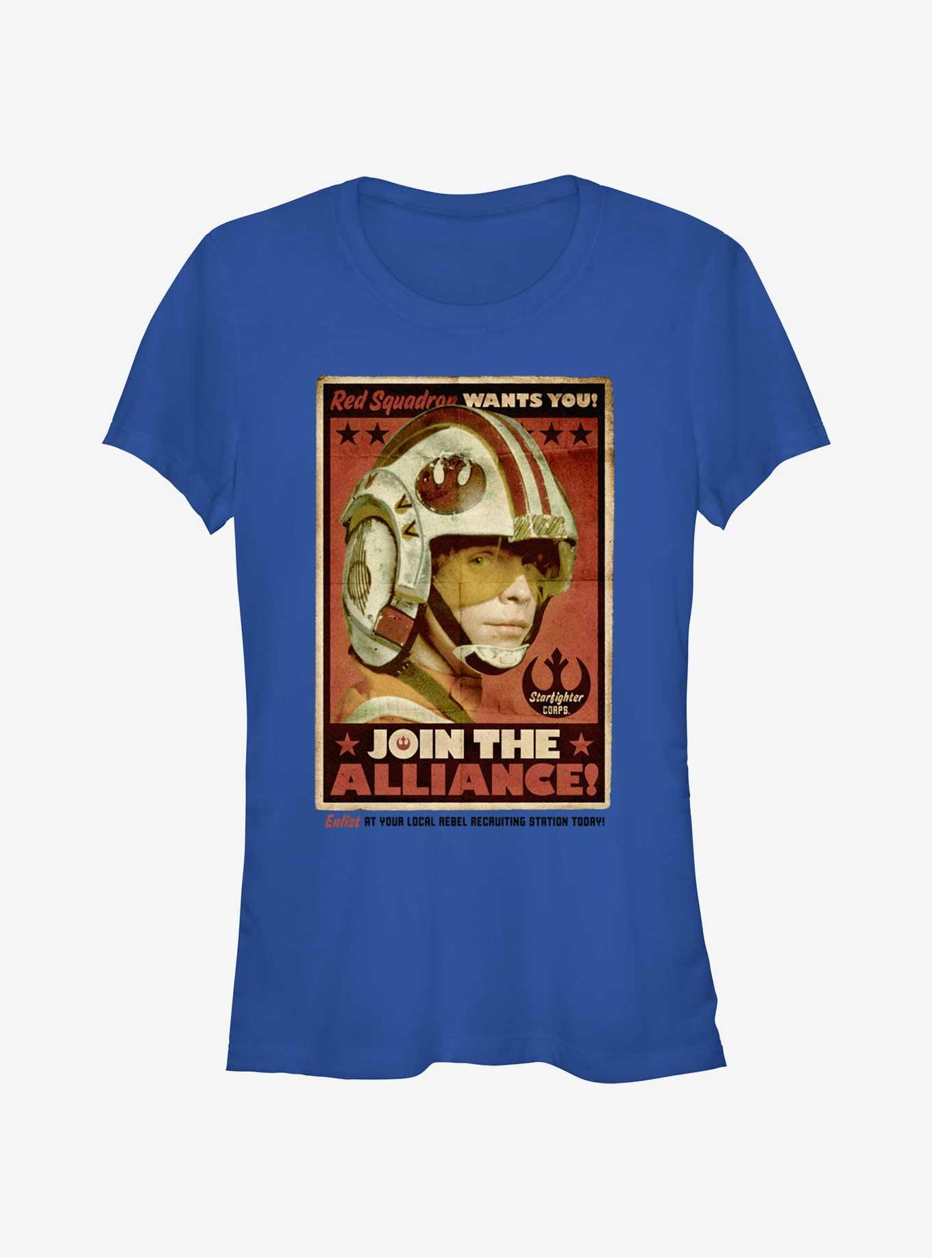 Star Wars Join Us Girls T-Shirt, ROYAL, hi-res