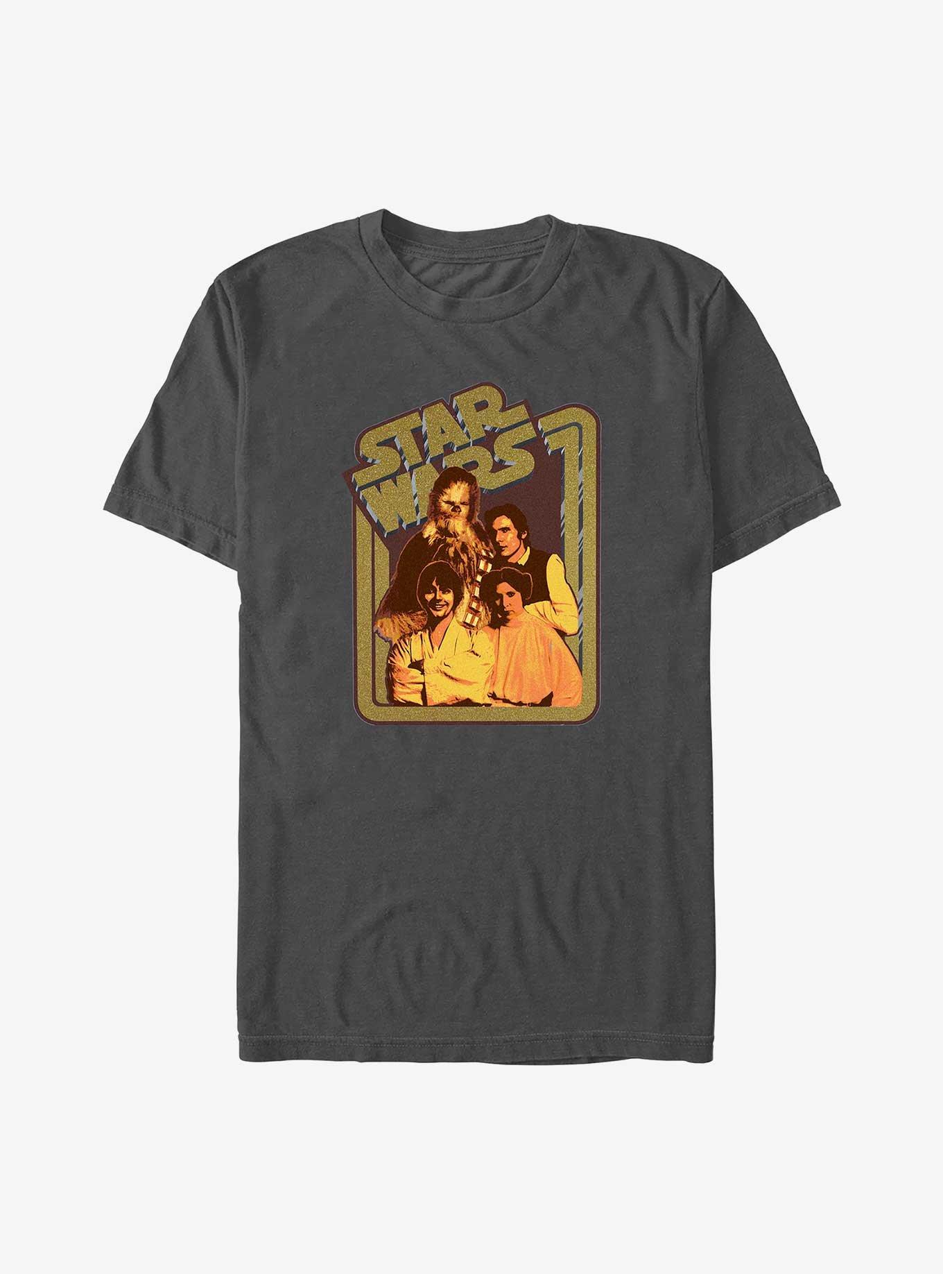 Star Wars Group Portrait T-Shirt, CHARCOAL, hi-res