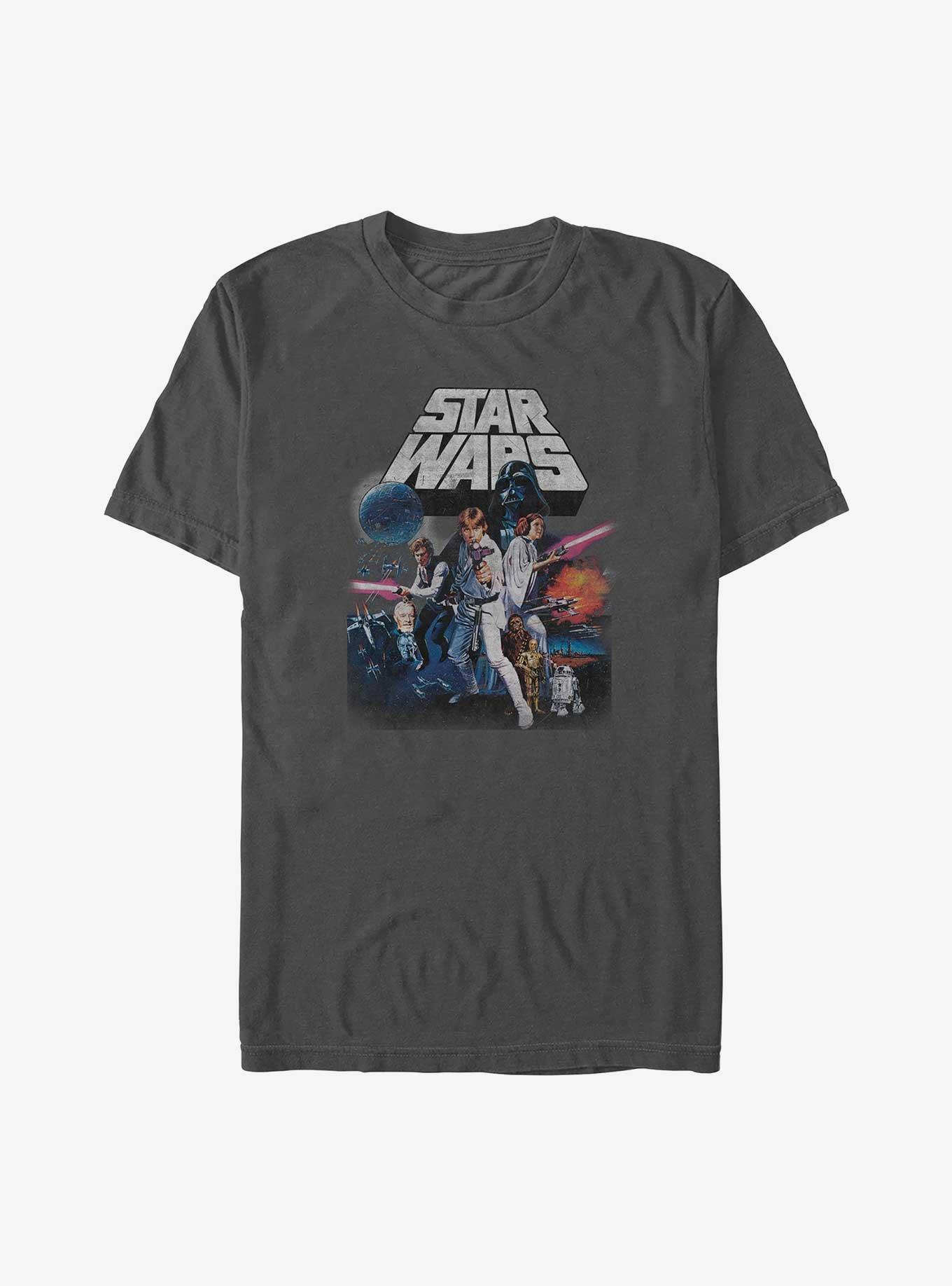Star Wars Le Force T-Shirt, CHARCOAL, hi-res