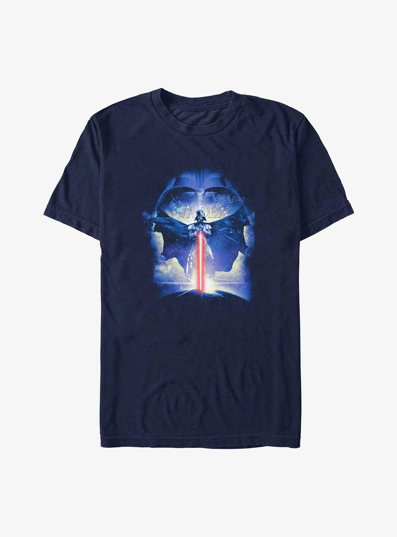 Star Wars Vader Flame T-Shirt, NAVY, hi-res