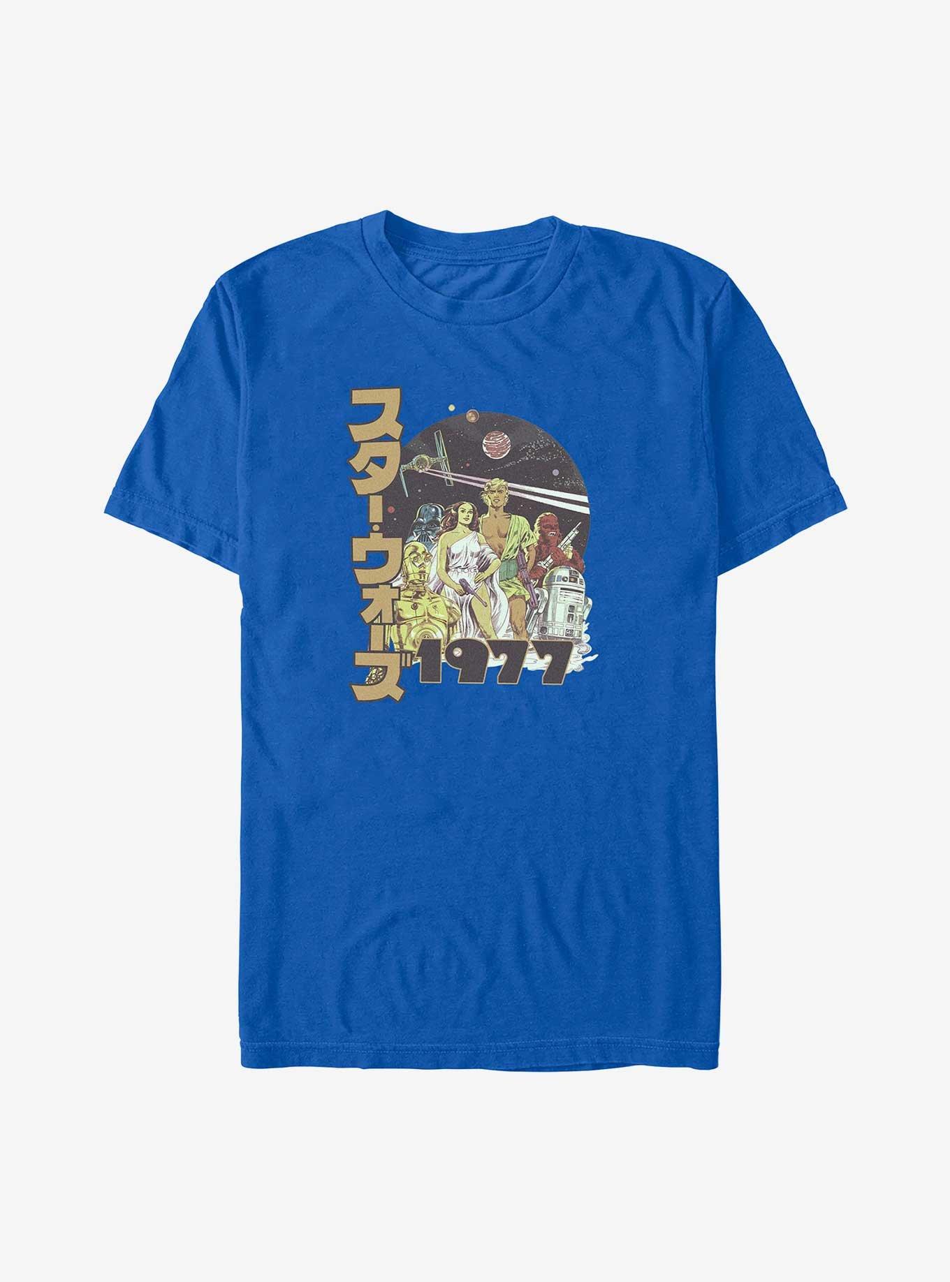 Star Wars 1977 T-Shirt, ROYAL, hi-res