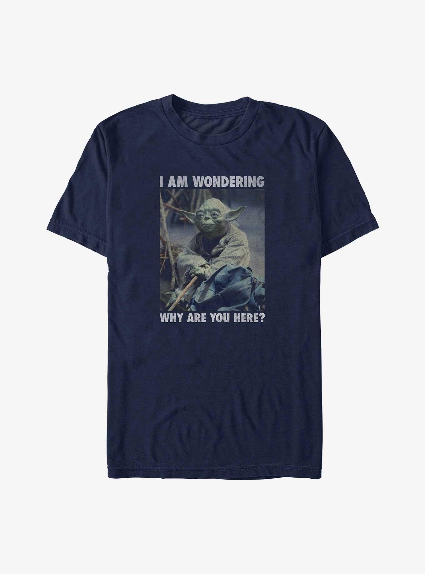 Star Wars Why Here T-Shirt, NAVY, hi-res