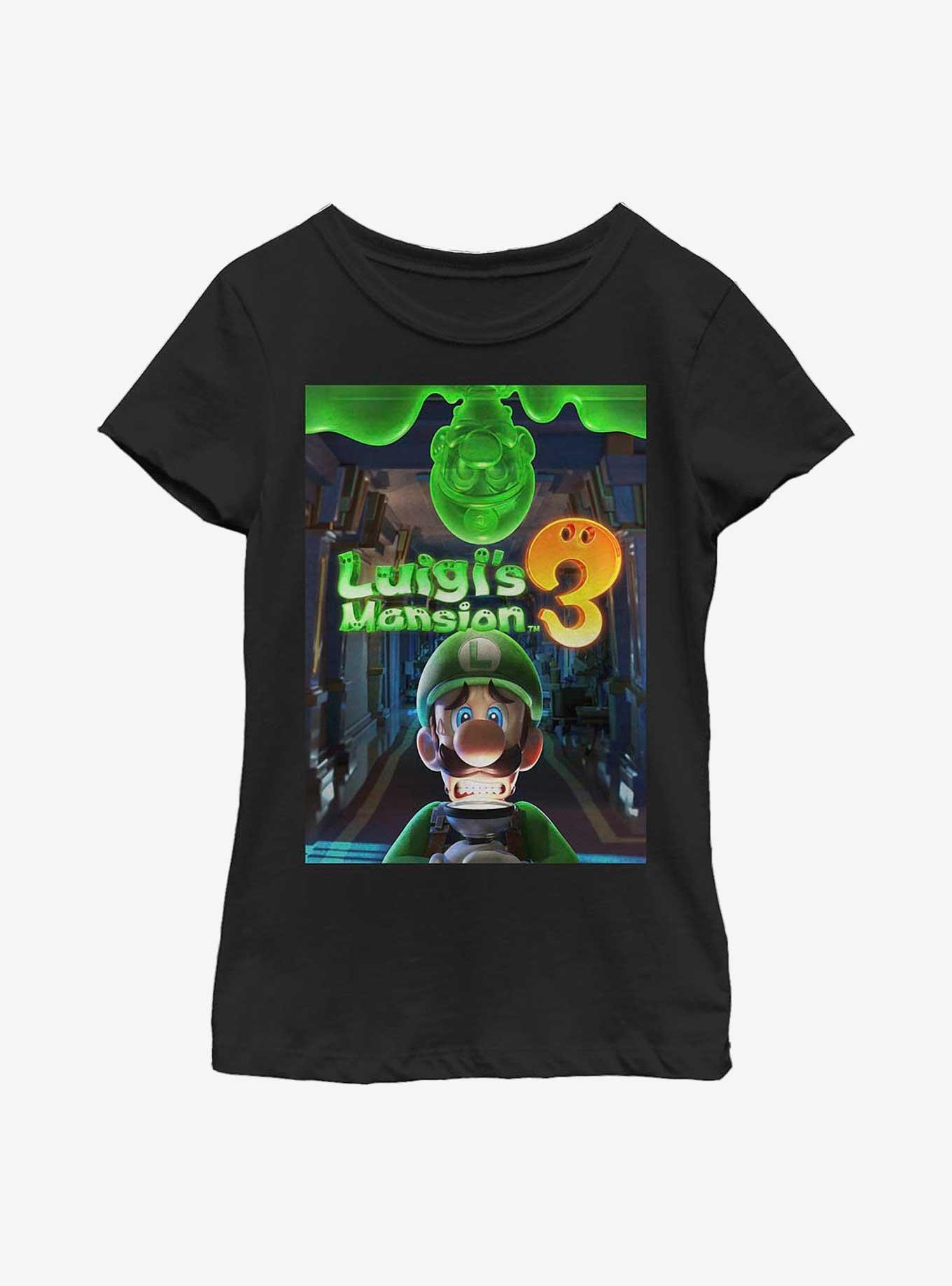 Nintendo Luigi's Mansion 3 Poster Youth Girls T-Shirt, , hi-res