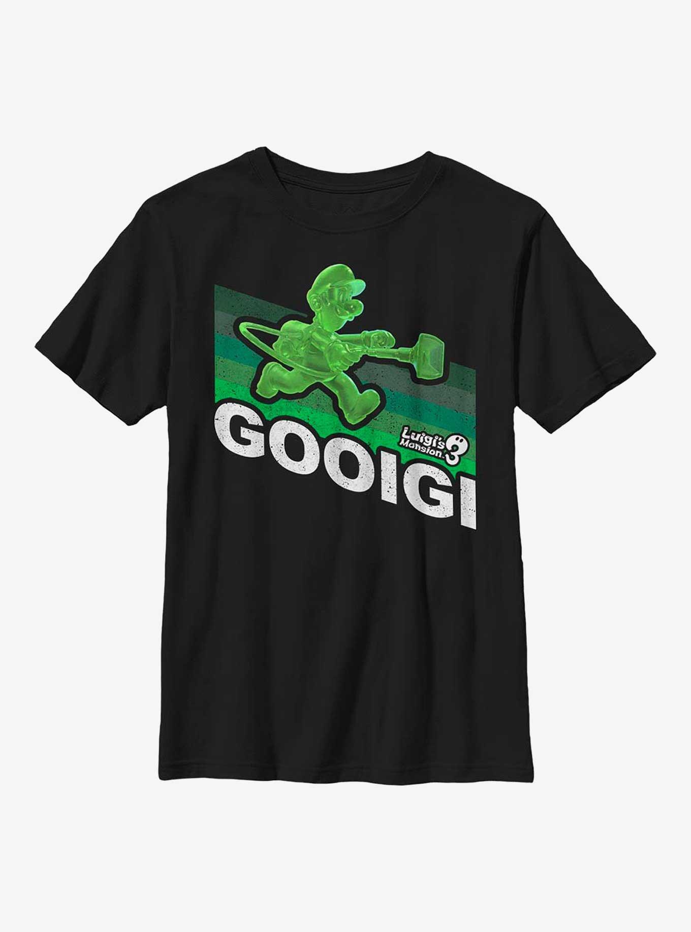Nintendo Luigi's Mansion 3 Gooigi Retro Youth T-Shirt, , hi-res