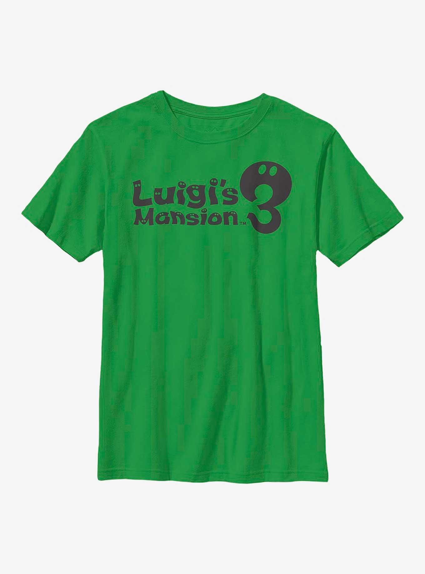 Nintendo Luigi's Mansion 3 Logo Youth T-Shirt