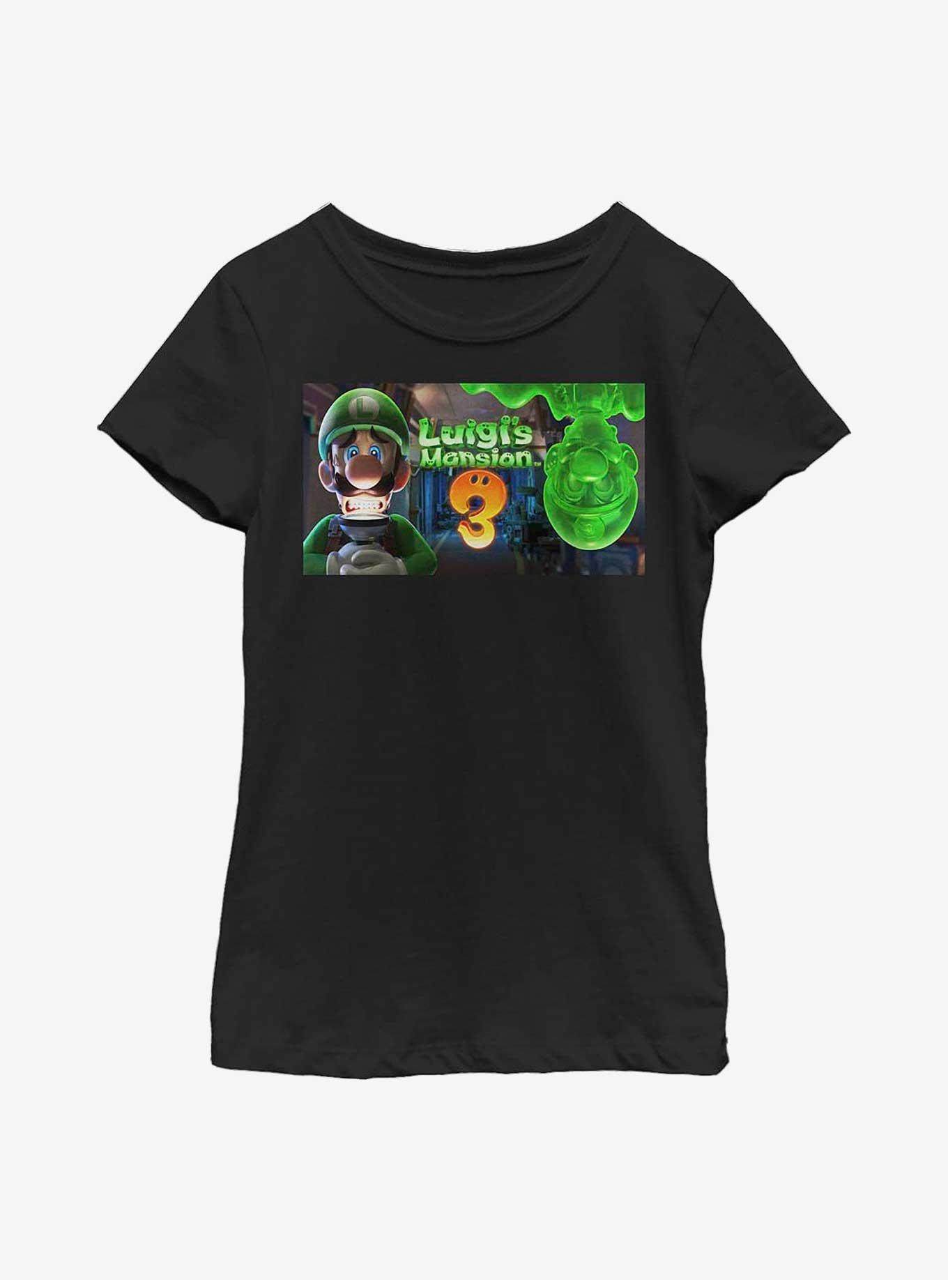 Nintendo Luigi's Mansion 3 Gooigi Banner Youth Girls T-Shirt, , hi-res