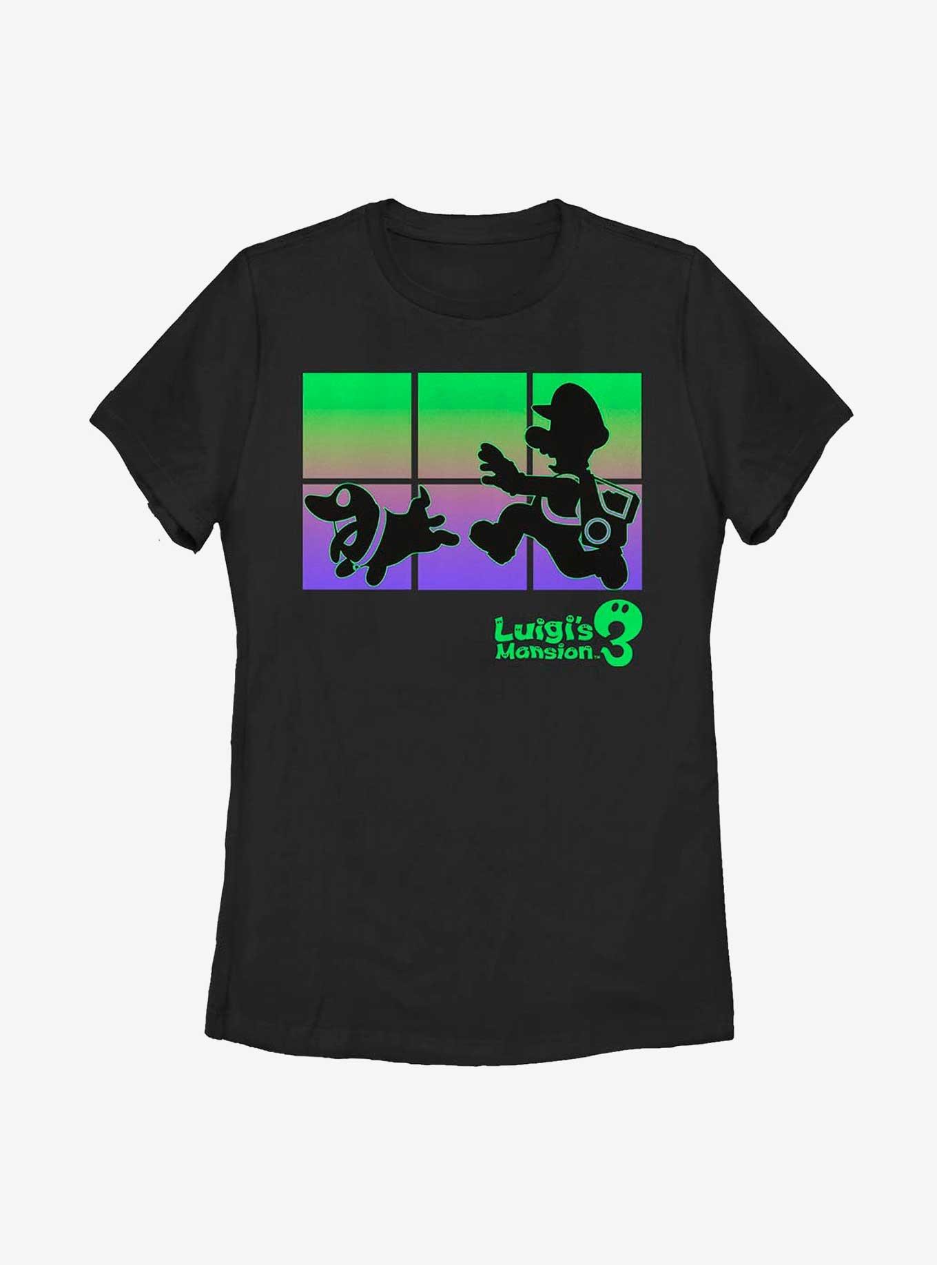 Nintendo Luigi's Mansion 3 Running With Polterpup Womens T-Shirt, , hi-res