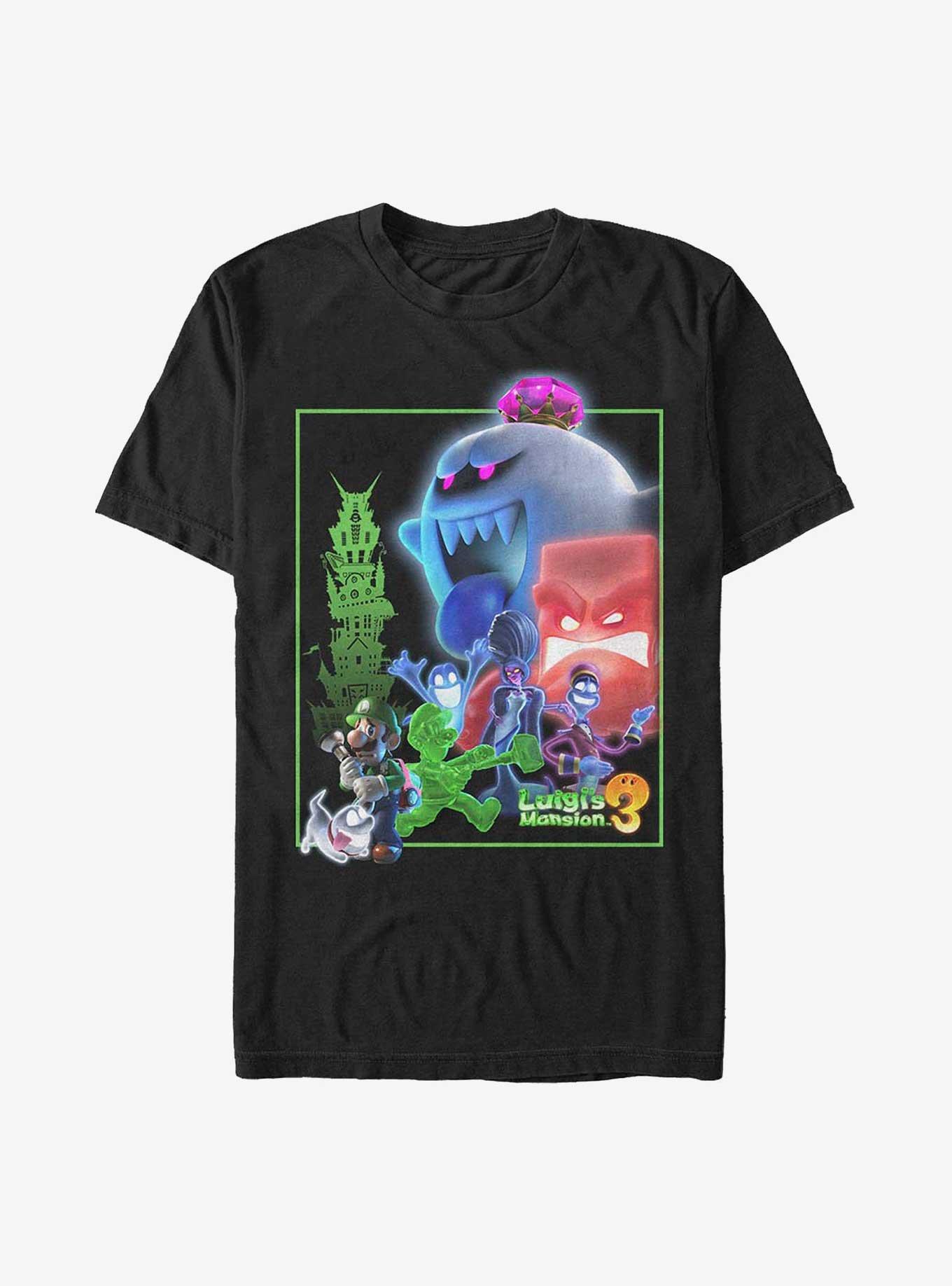 Nintendo Luigi's Mansion 3 Poster Mash-Up T-Shirt, , hi-res