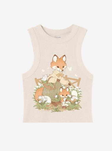 Fox Duo Girls Tank Top By Little Celesse | Hot Topic