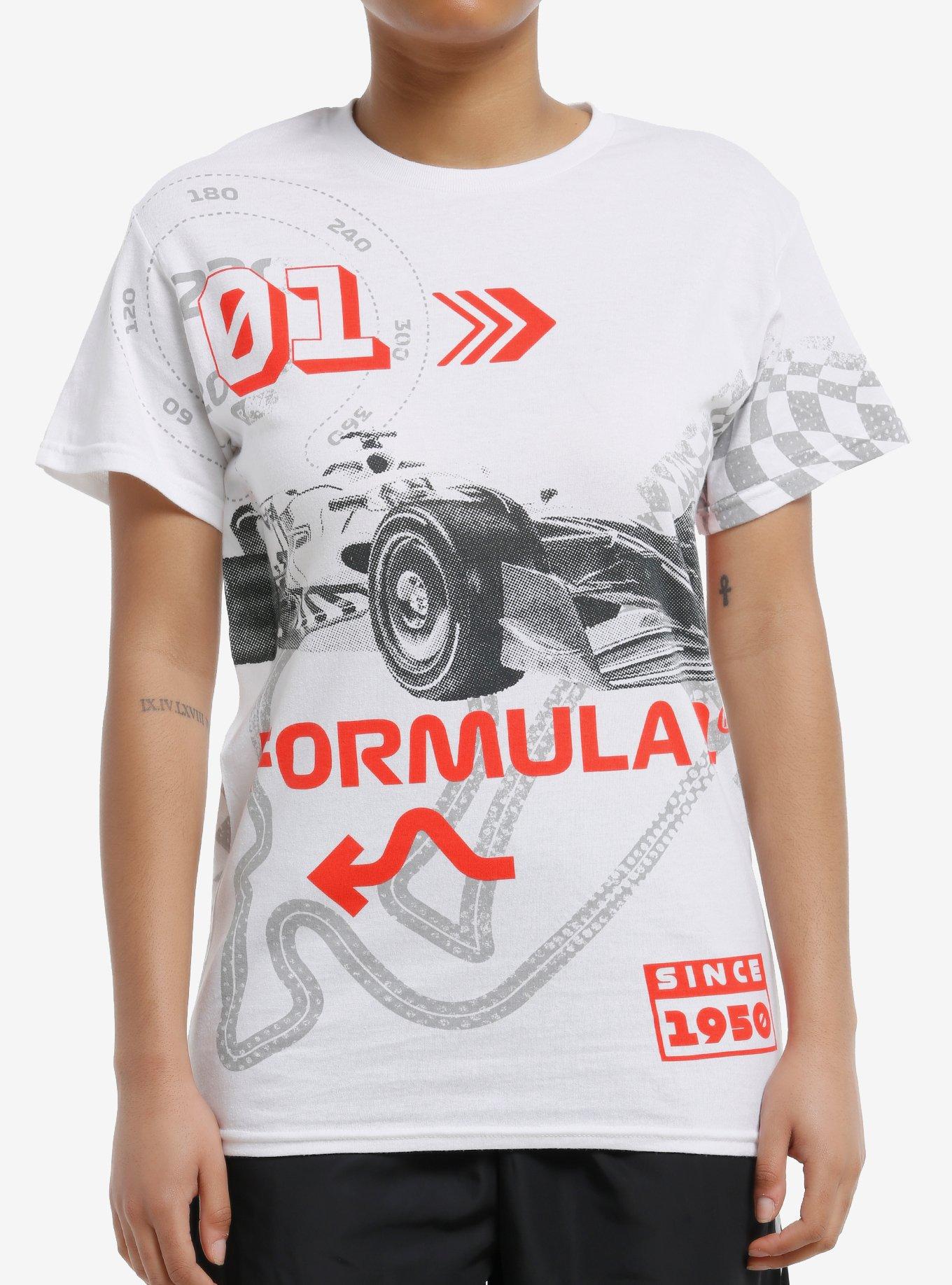 Formula 1 Racing Boyfriend Fit Girls T-Shirt, , hi-res