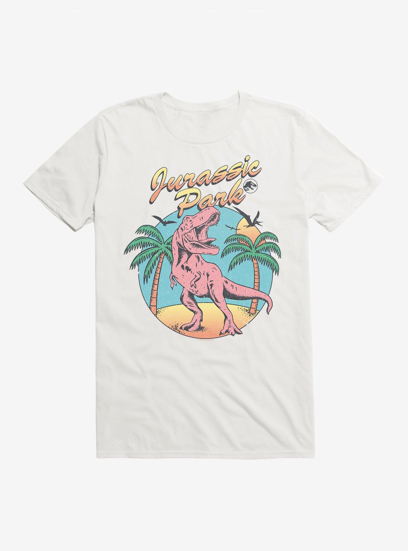 Jurassic Park T-Rex Beach T-Shirt, , hi-res