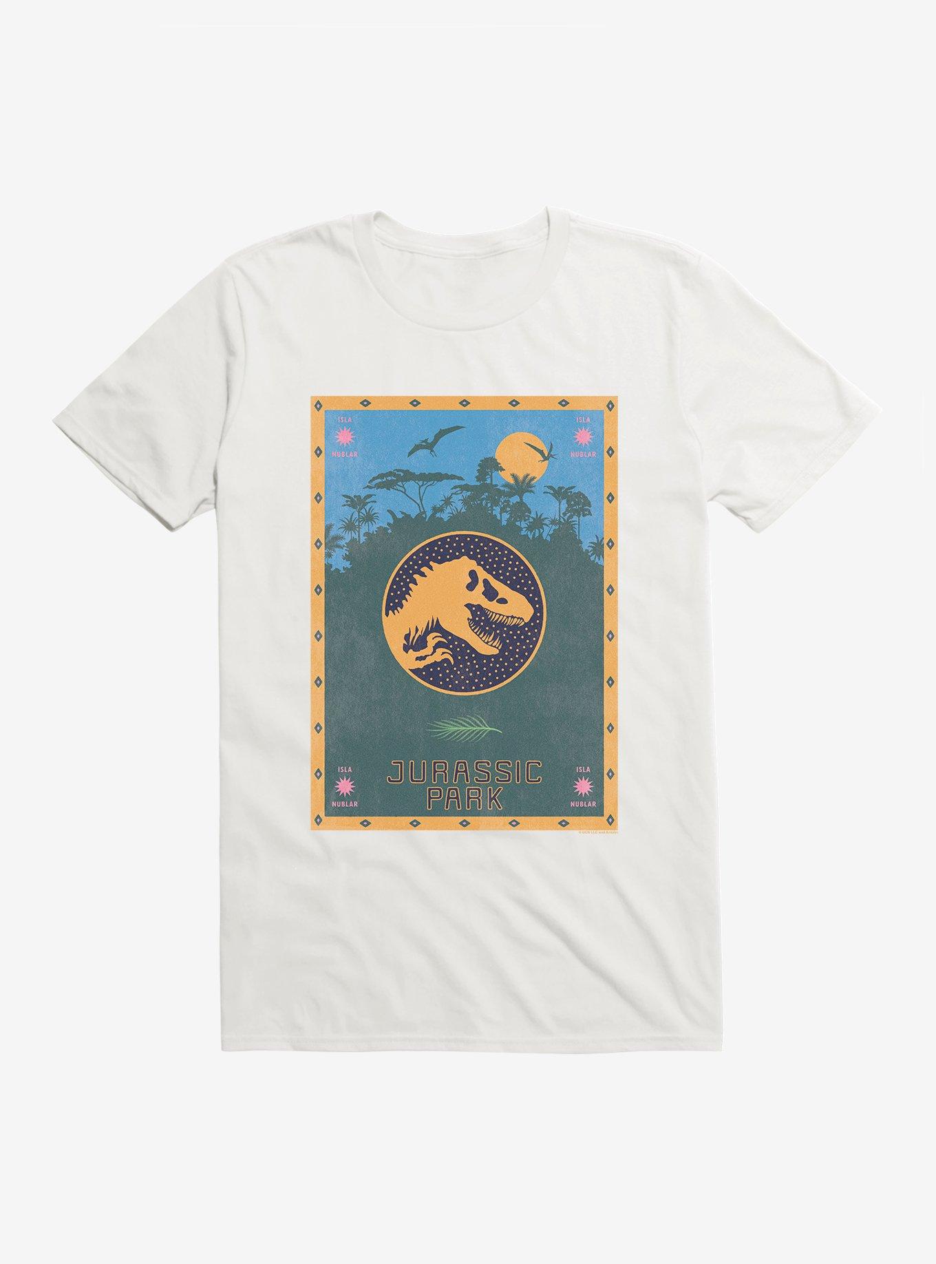 Jurassic Park Retro Poster T-Shirt, , hi-res