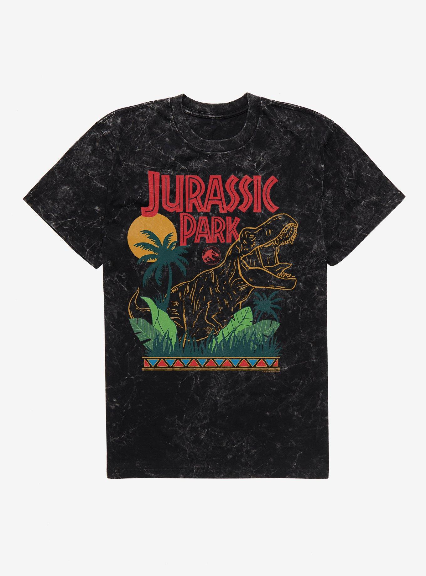 Jurassic Park T-Rex Roar Mineral Wash T-Shirt, , hi-res