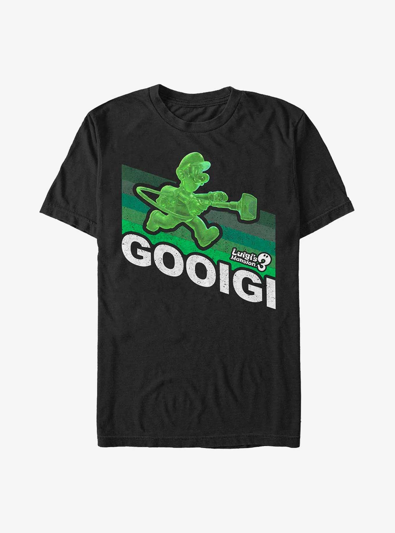 Nintendo Luigi's Mansion 3 Gooigi Retro T-Shirt, BLACK, hi-res