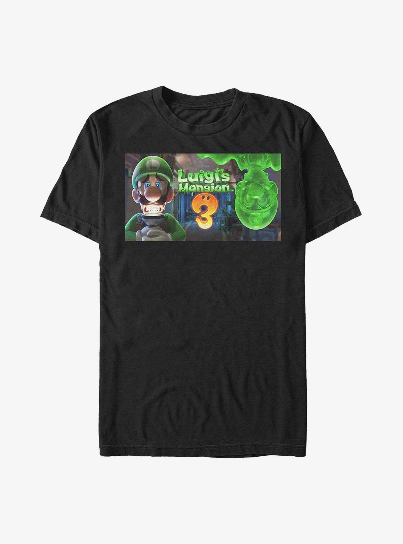 Nintendo Luigi's Mansion 3 Gooigi Banner T-Shirt, BLACK, hi-res