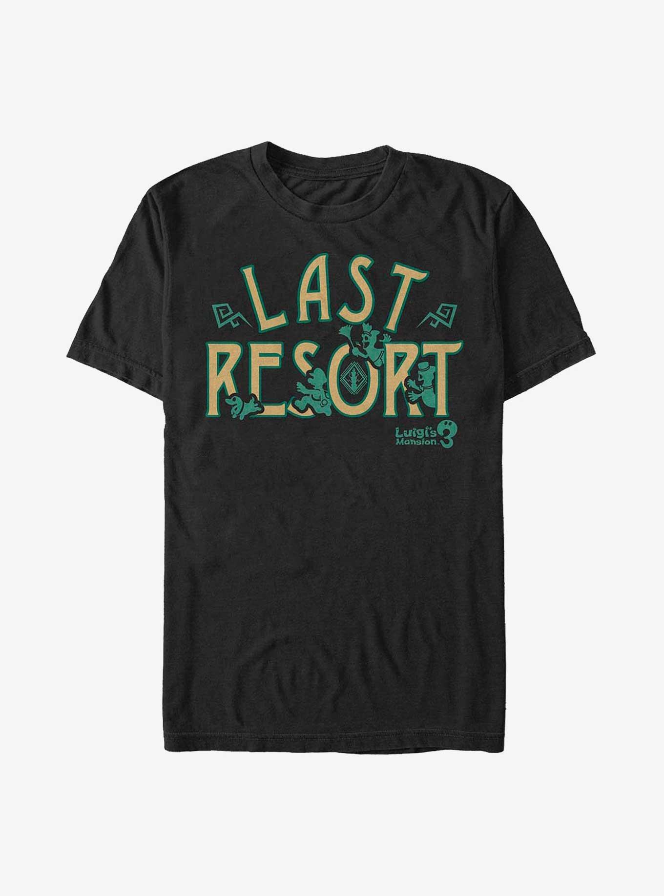 Nintendo Luigi's Mansion 3 Last Resort T-Shirt, BLACK, hi-res