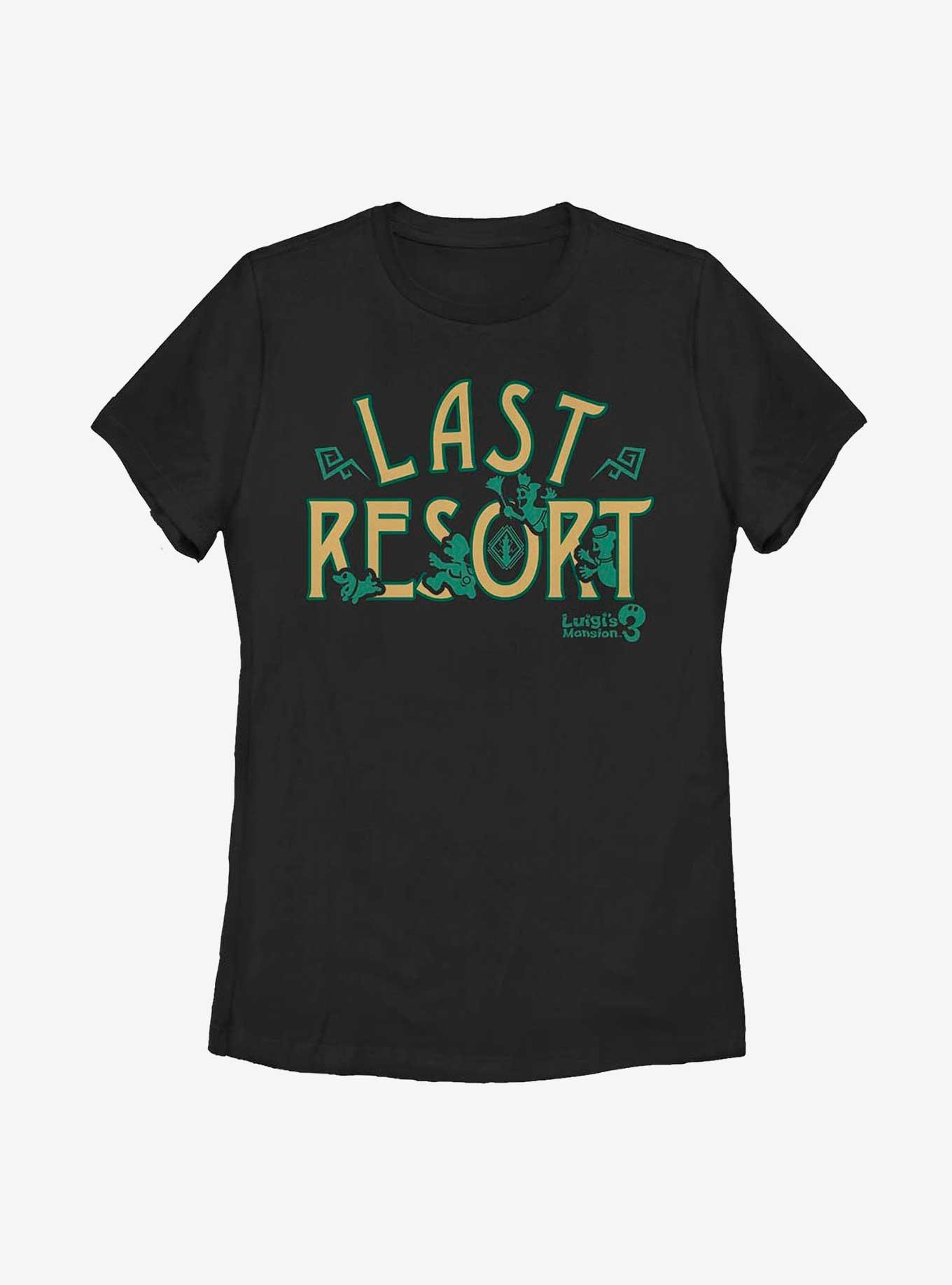 Nintendo Luigi's Mansion 3 Last Resort Womens T-Shirt, BLACK, hi-res