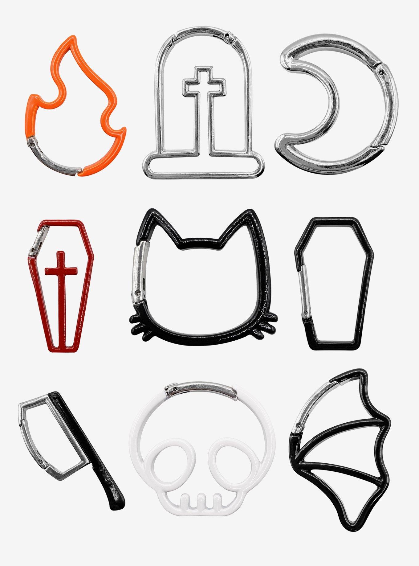 Goth Blind Bag Figural Carabiner Hot Topic Exclusive, , hi-res