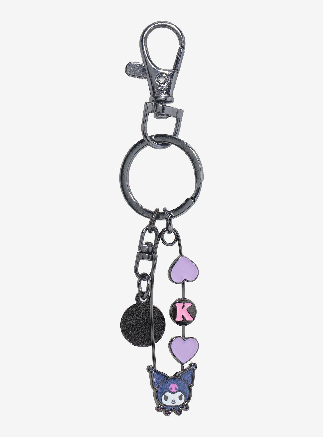Kuromi Safety Pin Key Chain, , hi-res