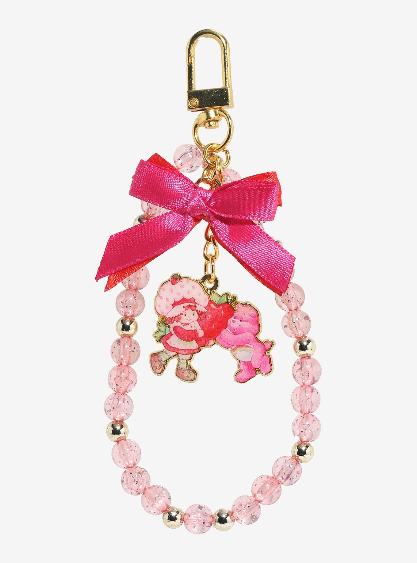Strawberry Shortcake X Care Bears Bead Strap Key Chain, , hi-res