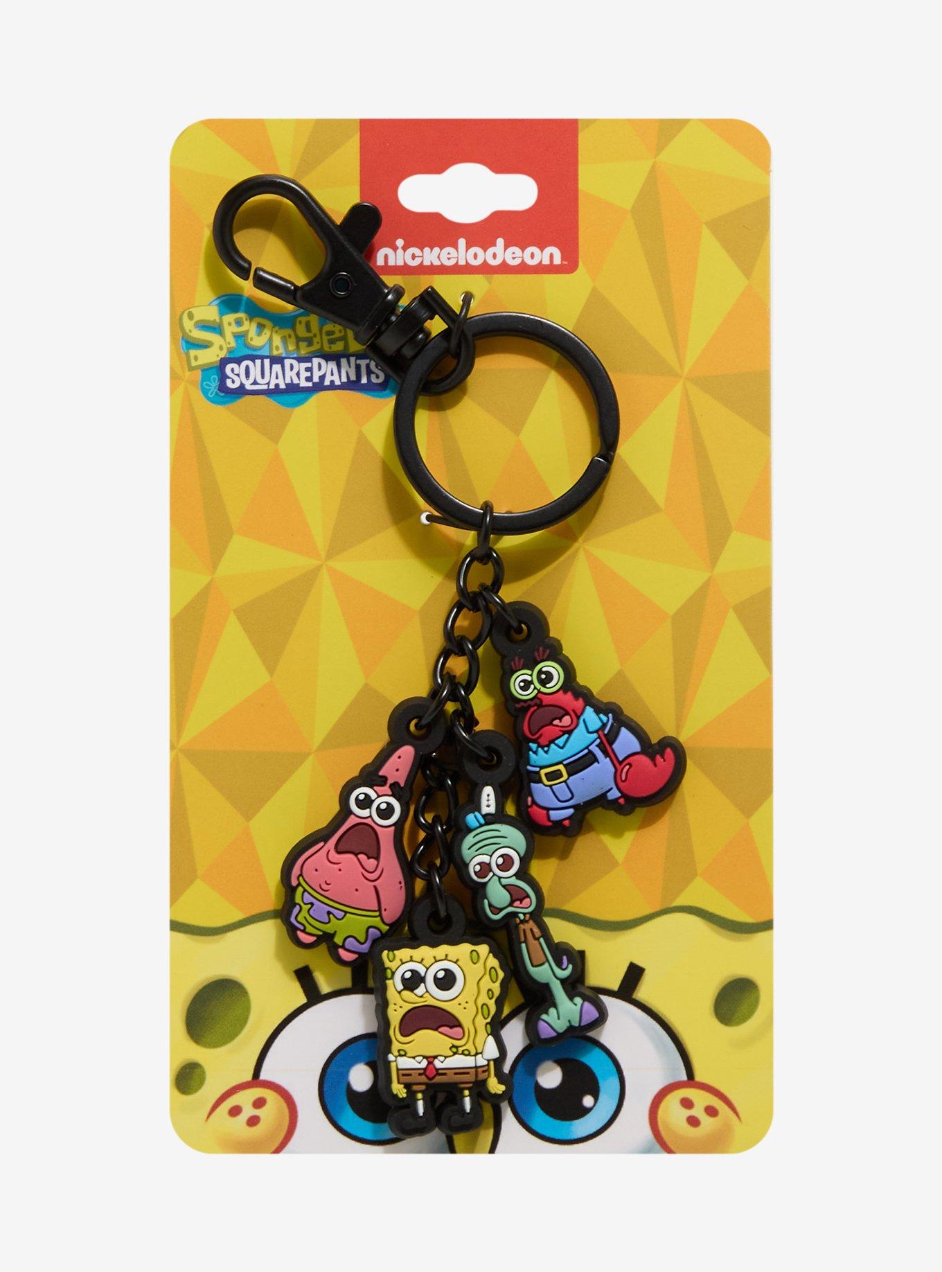 SpongeBob SquarePants Amazed Characters Key Chain, , hi-res