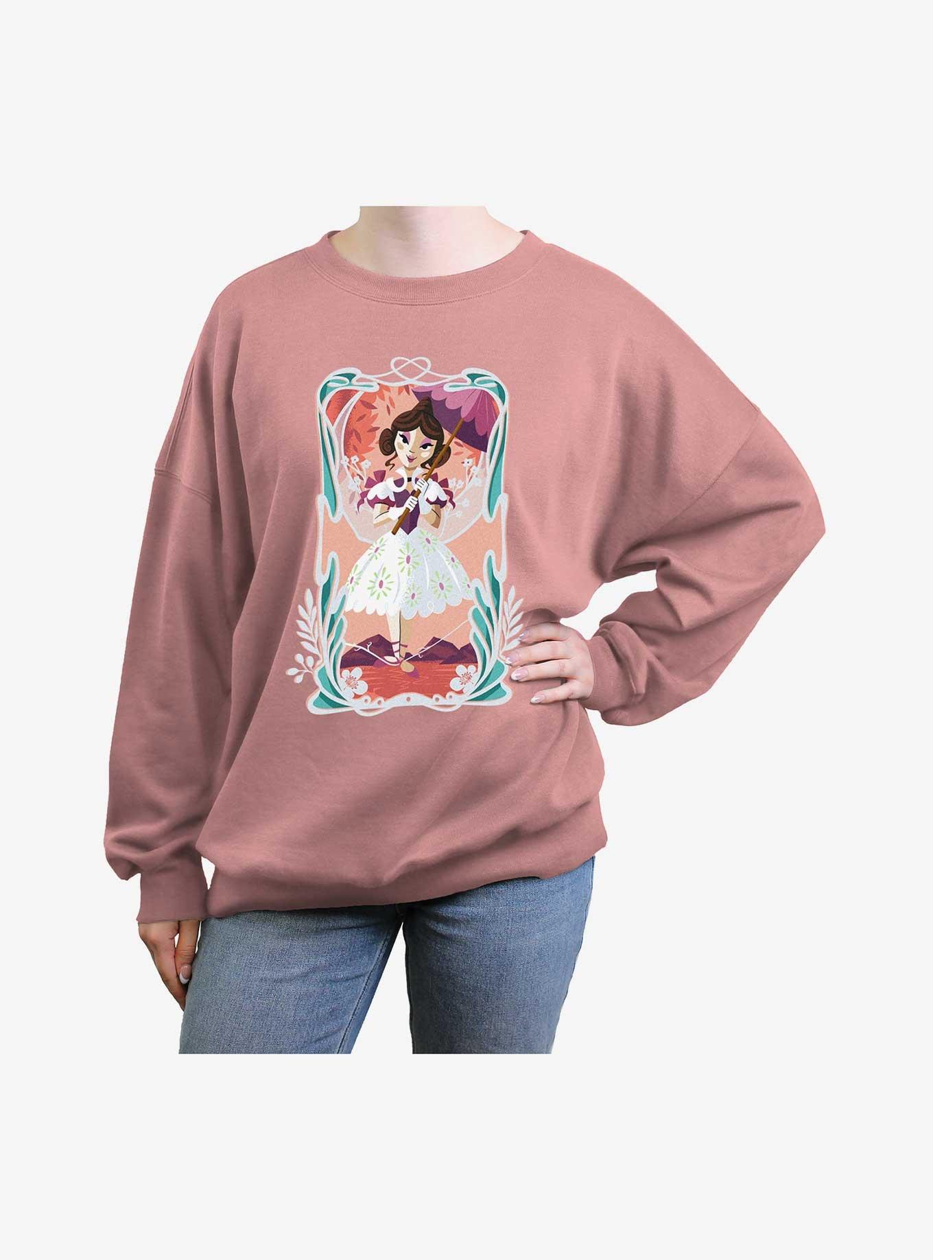 Haunted Mansion Tightrope Girls Oversized Sweatshirt, , hi-res