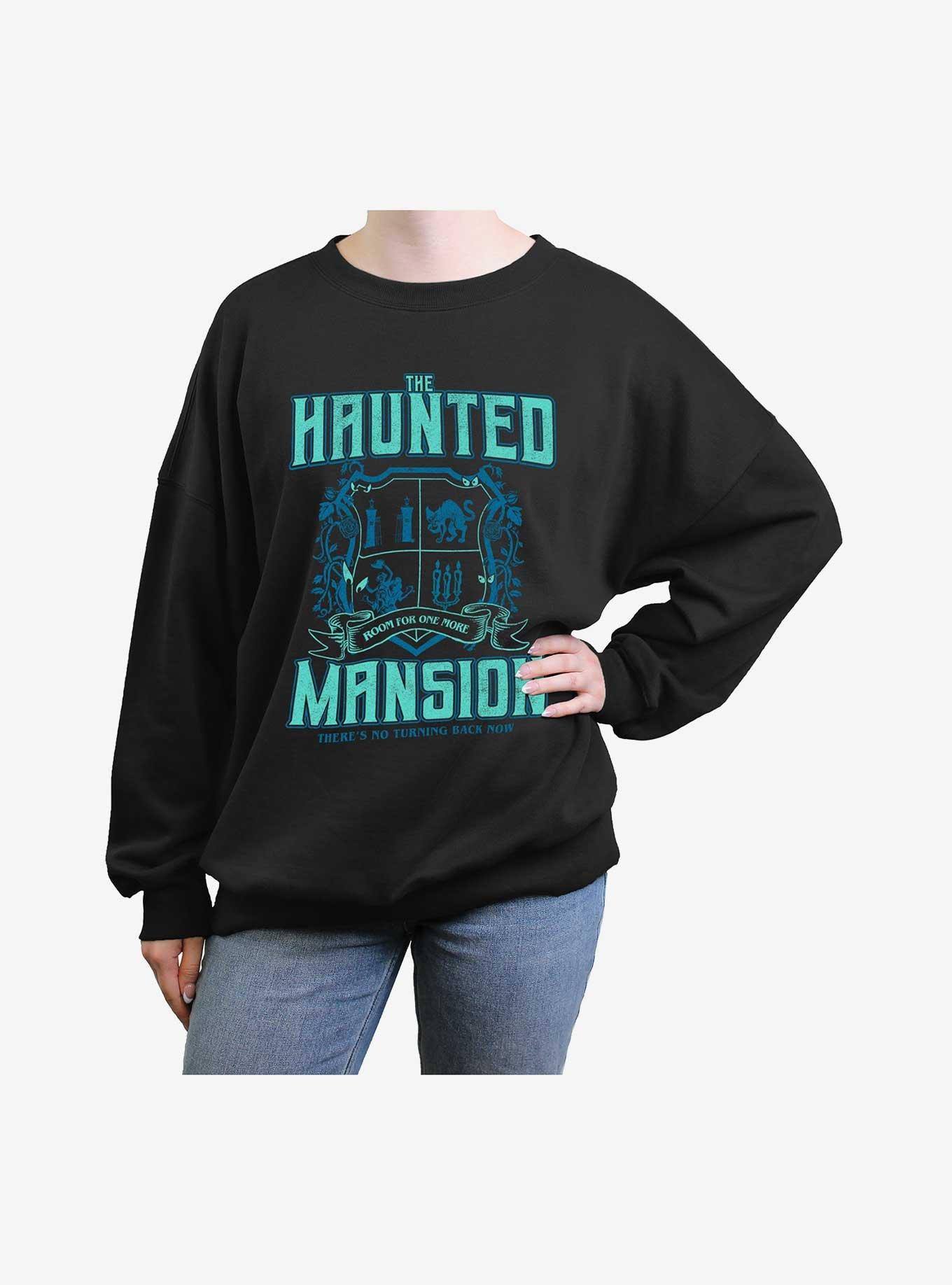 Haunted Mansion Haunted Mansion Collegiate Girls Oversized Sweatshirt, , hi-res