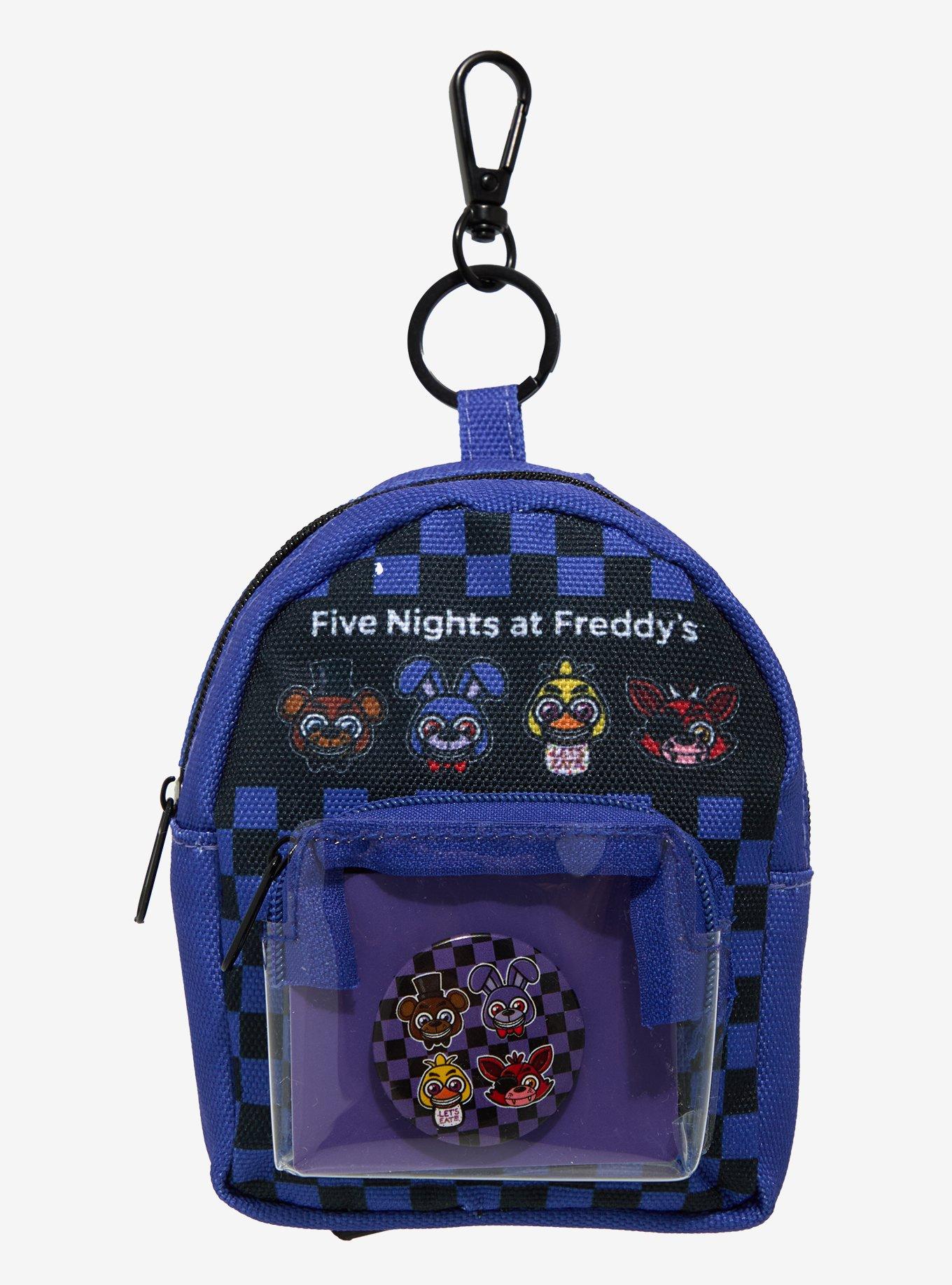 Five Nights At Freddy's Mini Backpack Key Chain With Button