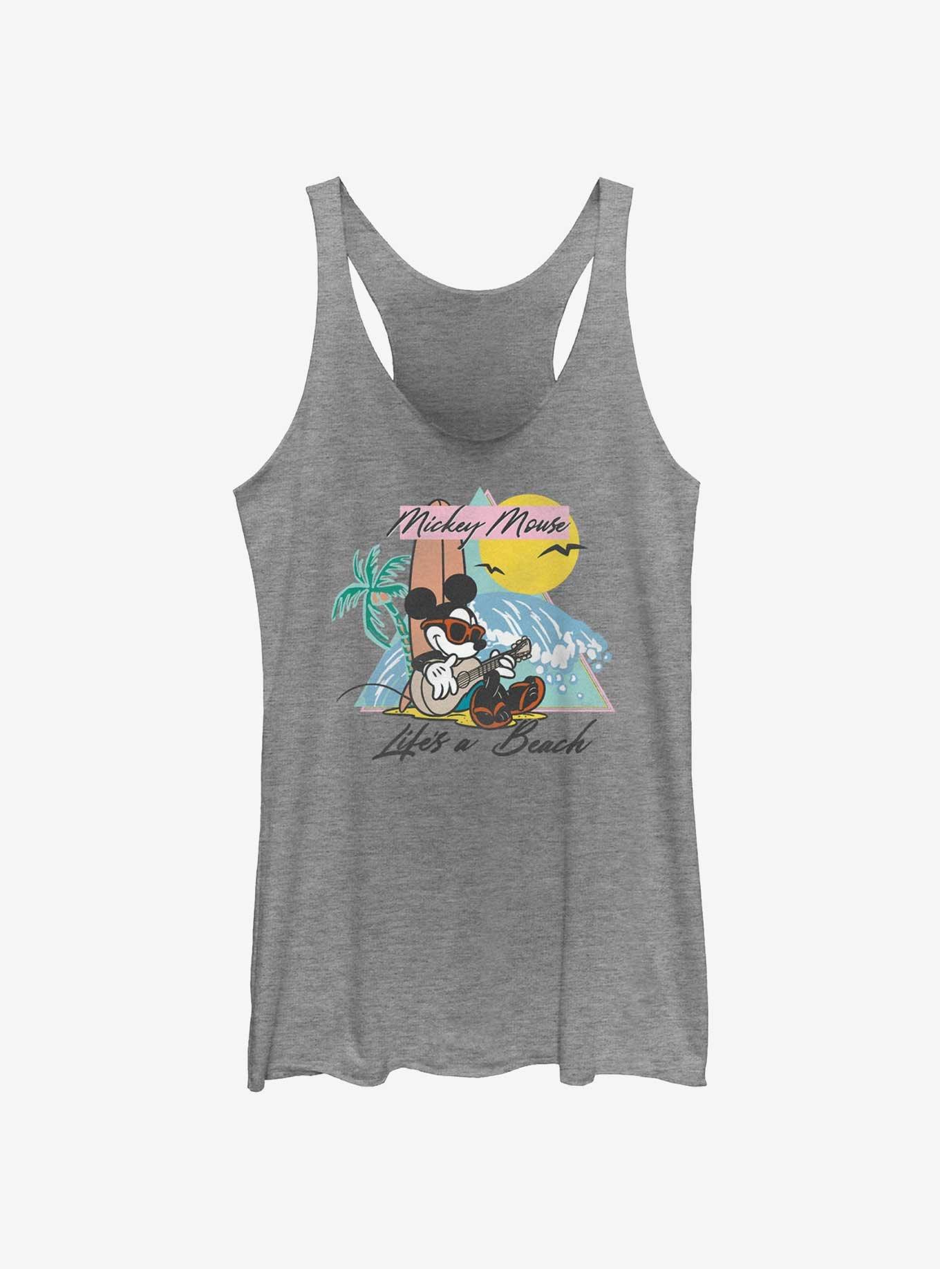 Disney Mickey Mouse Life's A Beach Girls Tank, , hi-res