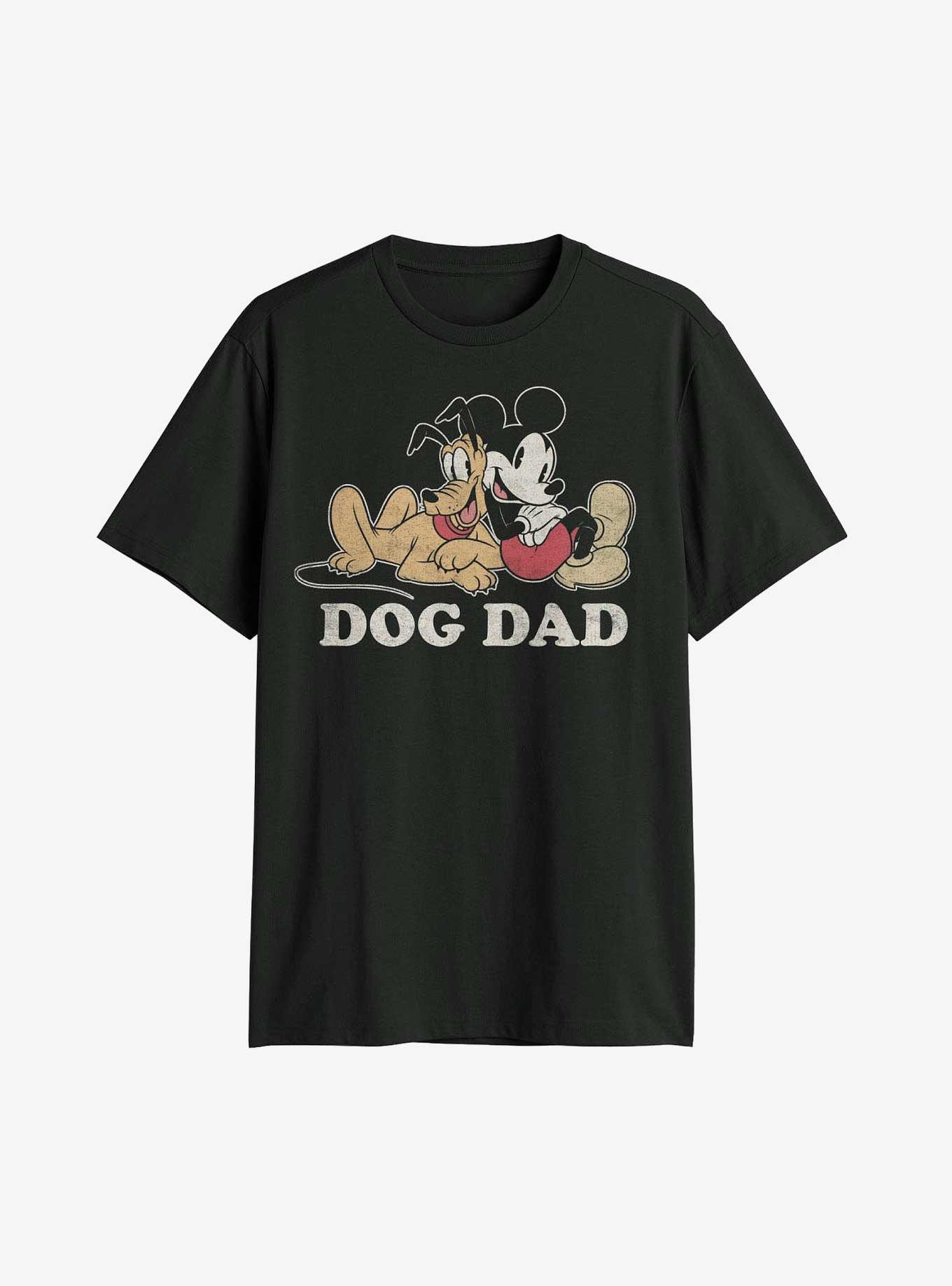 Disney Mickey Mouse & Pluto Dog Dad T-Shirt