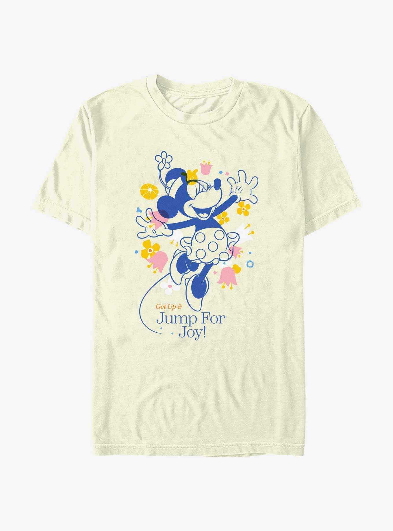 Disney Minnie Mouse Jump For Joy T-Shirt, NATURAL, hi-res