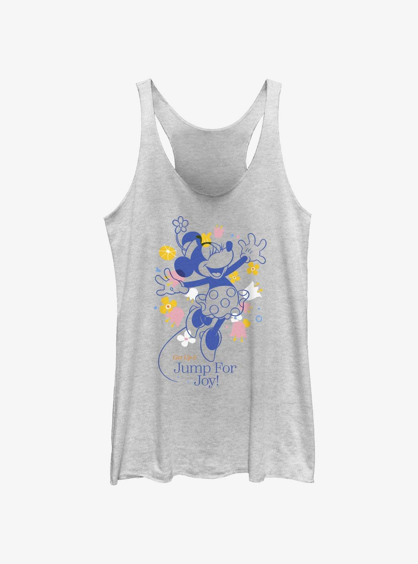 Disney Minnie Mouse Jump For Joy Girls Tank, WHITE HTR, hi-res