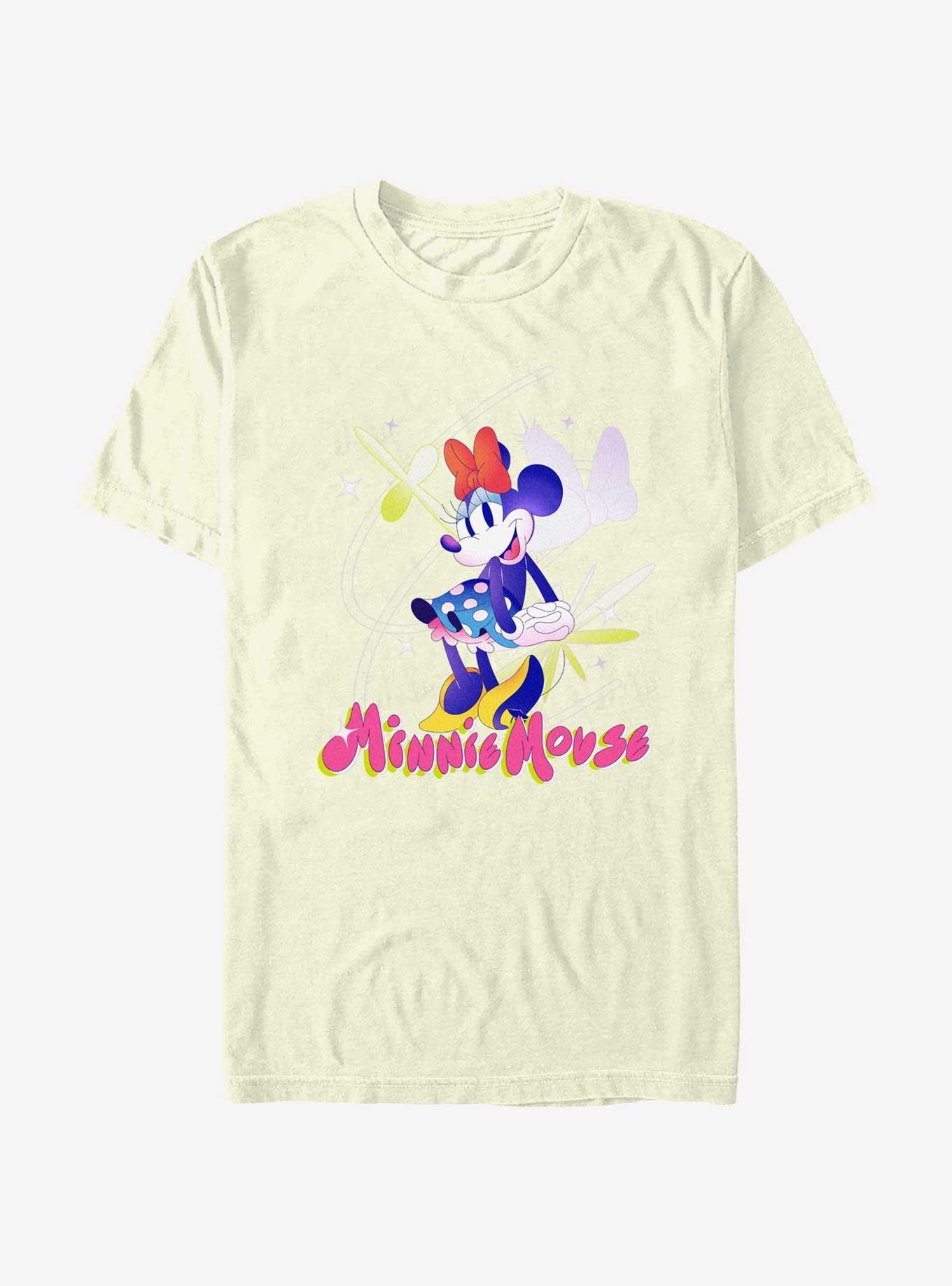 Disney Minnie Mouse Happy Pose T-Shirt, NATURAL, hi-res