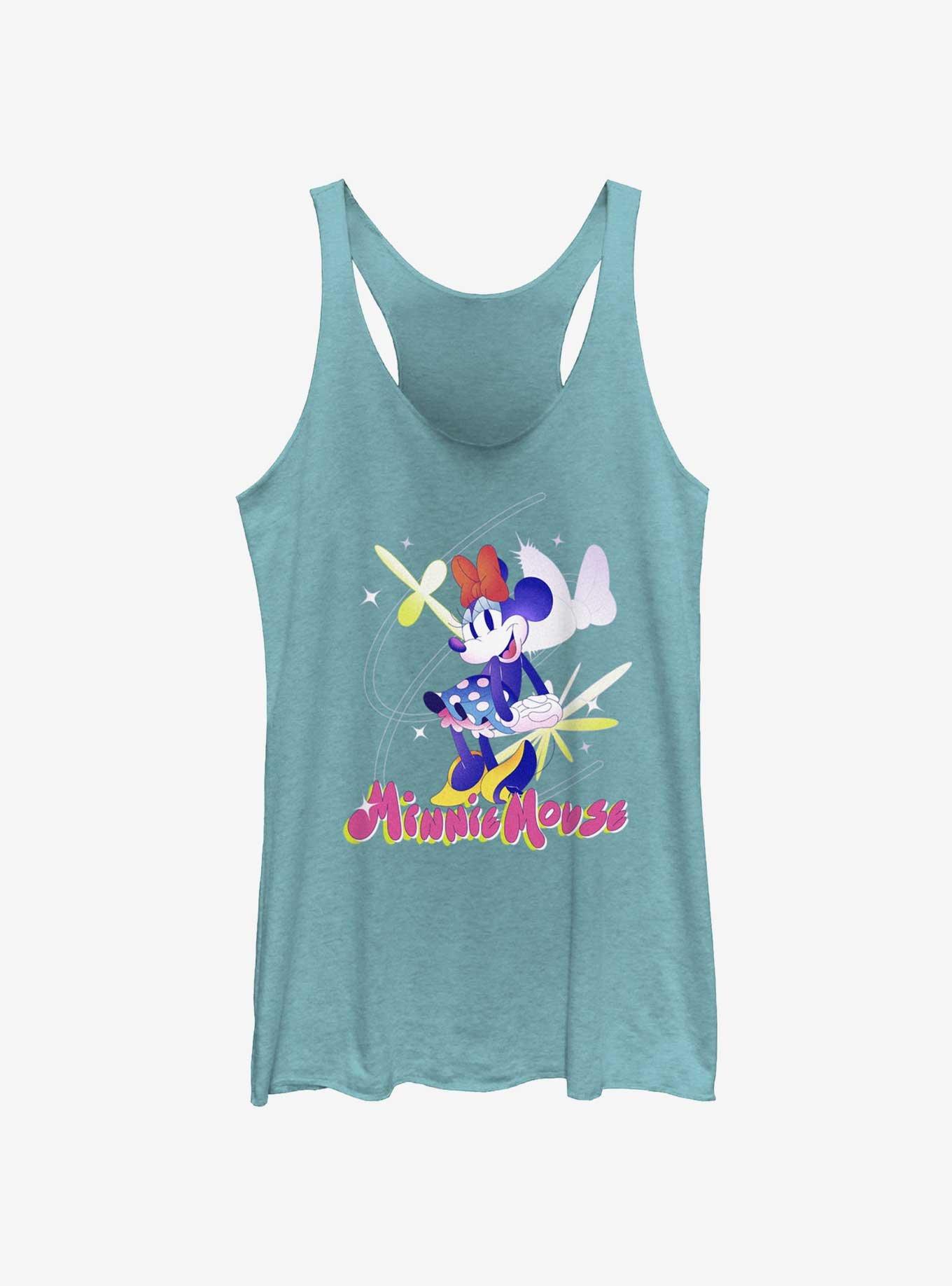 Disney Minnie Mouse Happy Pose Girls Tank, TAHI BLUE, hi-res